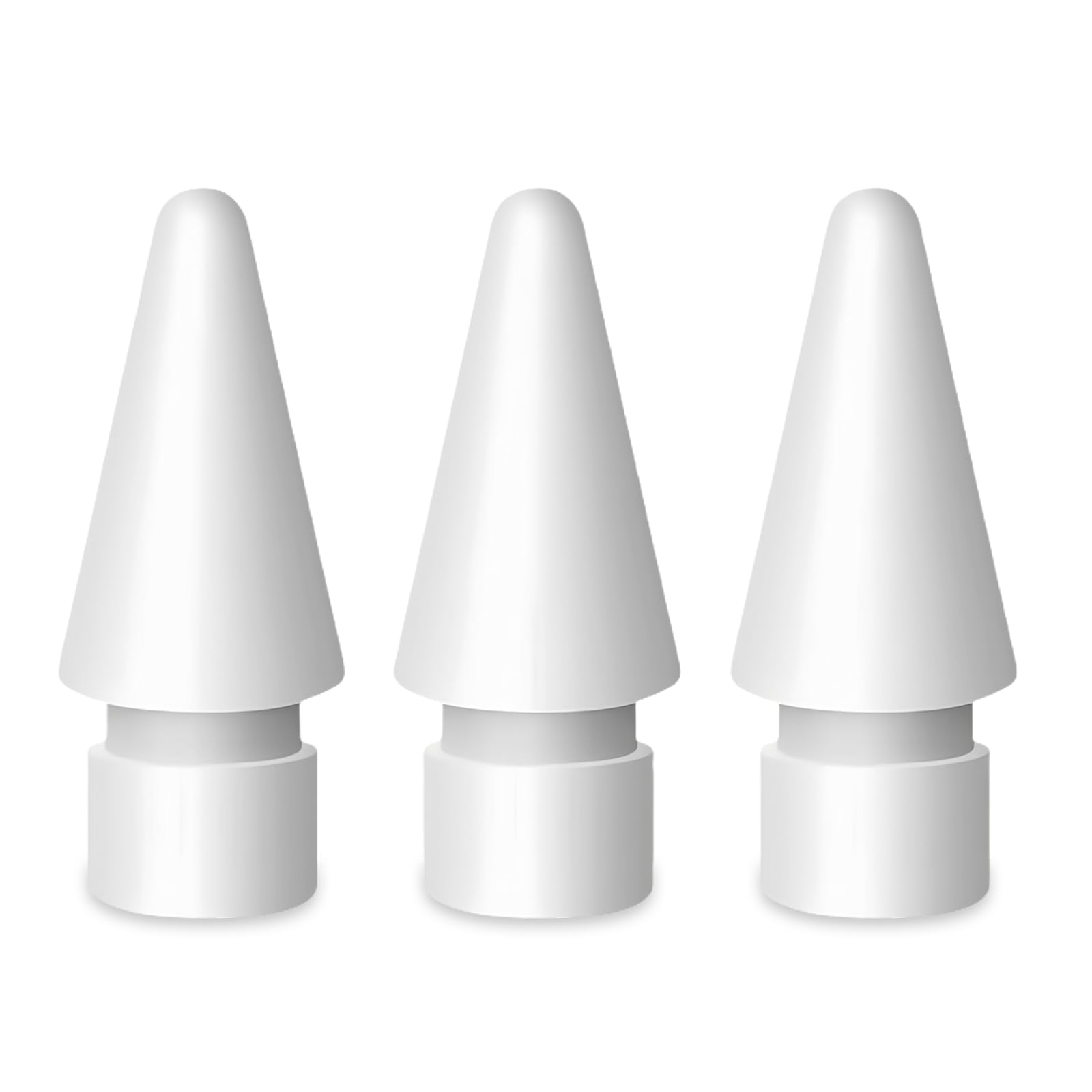flintronic 3 Stück Kompatibel mit Apple Pencil Spitzen,Spitzen Kompatibel für Apple Pencil 2 Gen & 1St, Hochempfindlich iPencil Spitze Ersatzspitzen Eingabestift Nib Kompatibel für iPad Pro-Weiß 10*6*0.9CM Angebot bei HelloDeals