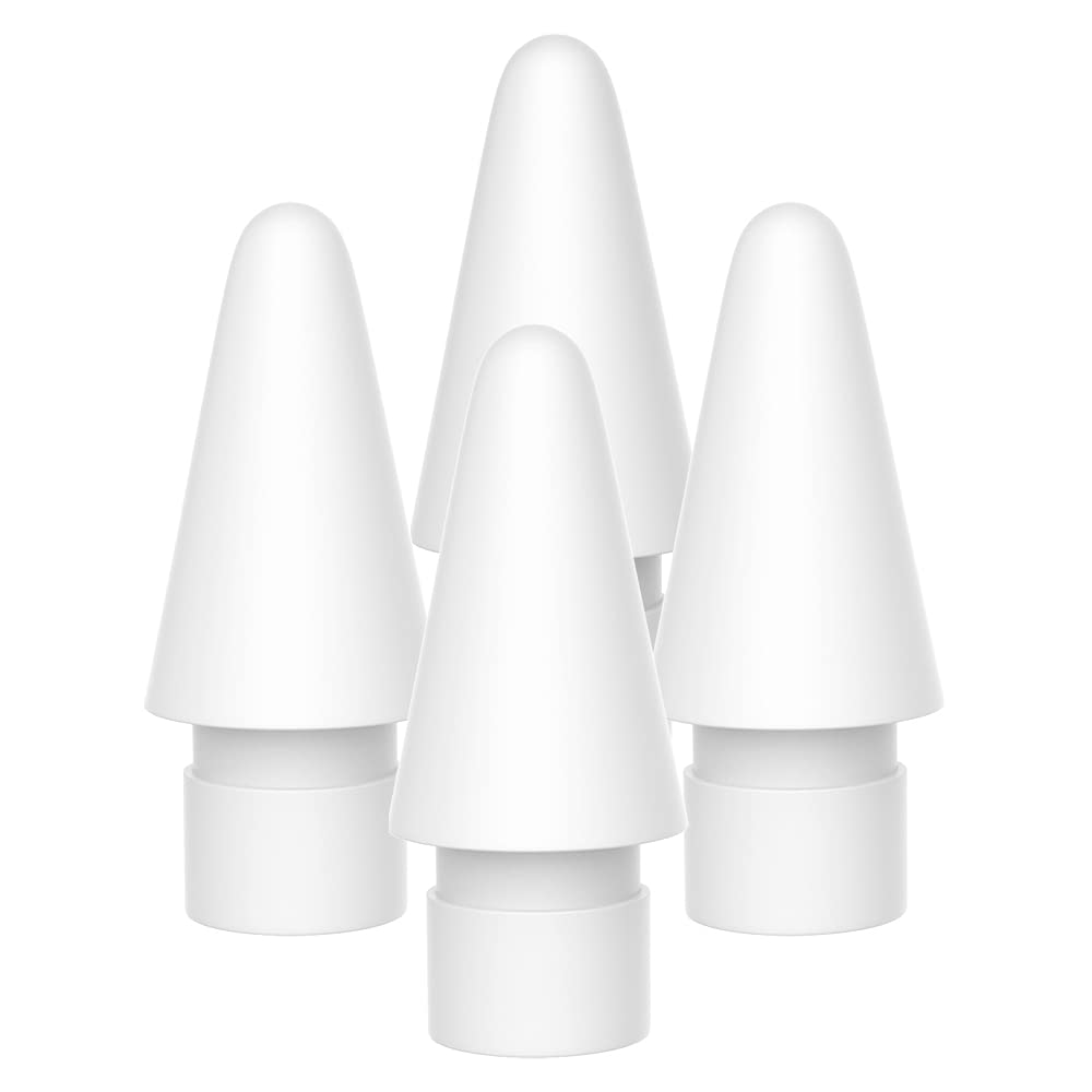Replacement Tips Compatible with Apple Pencil 2 Gen iPad Pro - iPencil Nib for iPad Pencil 1st/2nd Gen White 4 Pack Weiß, 4 Stück Angebot bei HelloDeals