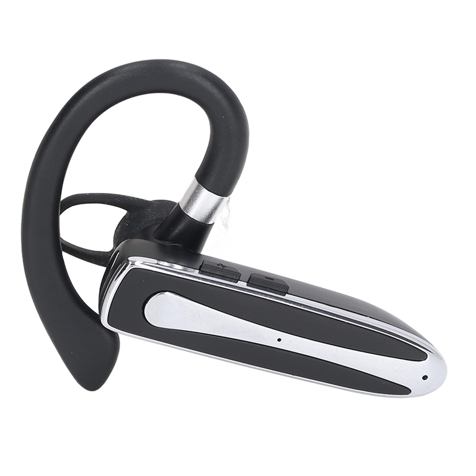 PUSOKEI Bluetooth-Ohrhörer, Bluetooth-Headset mit Mikrofon für Mobiltelefone, Dual-MIC-Geräuschunterdrückung, Drehbares Einzelohr, Kabelloses Freisprech-Headset mit Ladekoffer, Angenehm zu Tragen Angebot bei HelloDeals