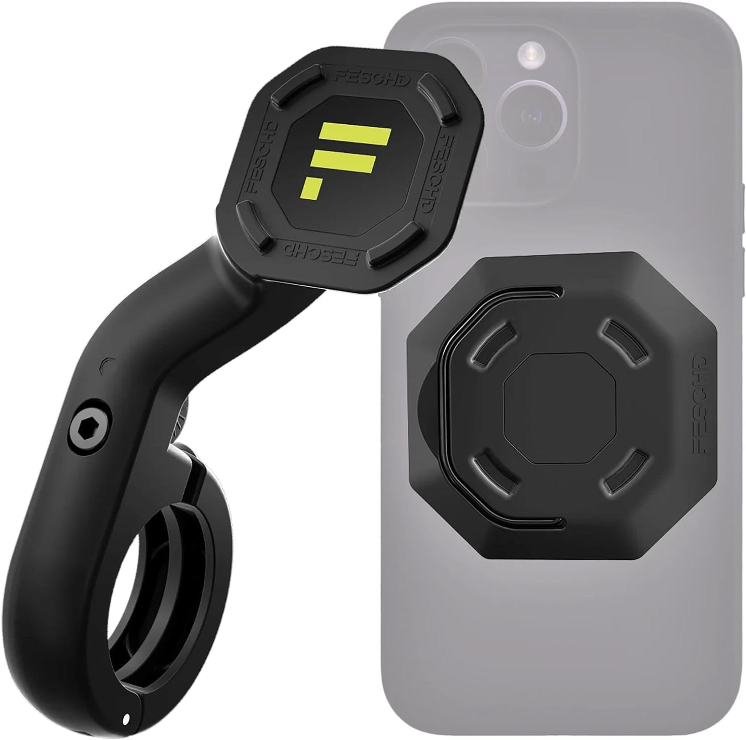 FESCHD Handyhalterung Fahrrad – Universeller & Sicherer Smartphone Halter mit Magnet-Verriegelung – Einfach anzubringen auf Handyhüllen – Vibrationsfrei & Nachhaltig – Made in Germany Angebot bei HelloDeals