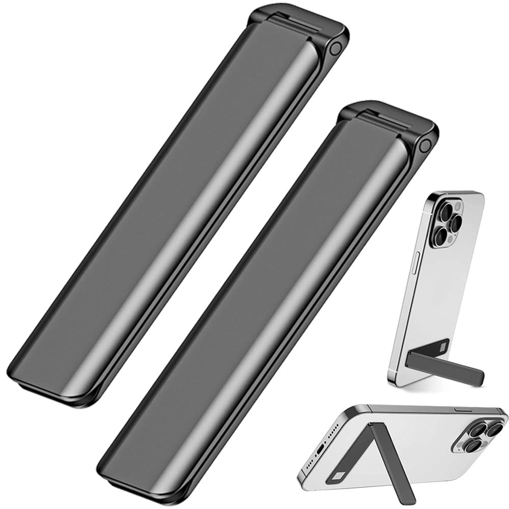 Kinizuxi Handy-Ständer 2Packs,Vertikaler und Horizontaler Aluminium-Handyständer für Schreibtisch,Verstellbarer Handyhalter für Schreibtisch kompatibel mit iPhone,ipad Zubehör Tablet Ständer Schwarz Angebot bei HelloDeals