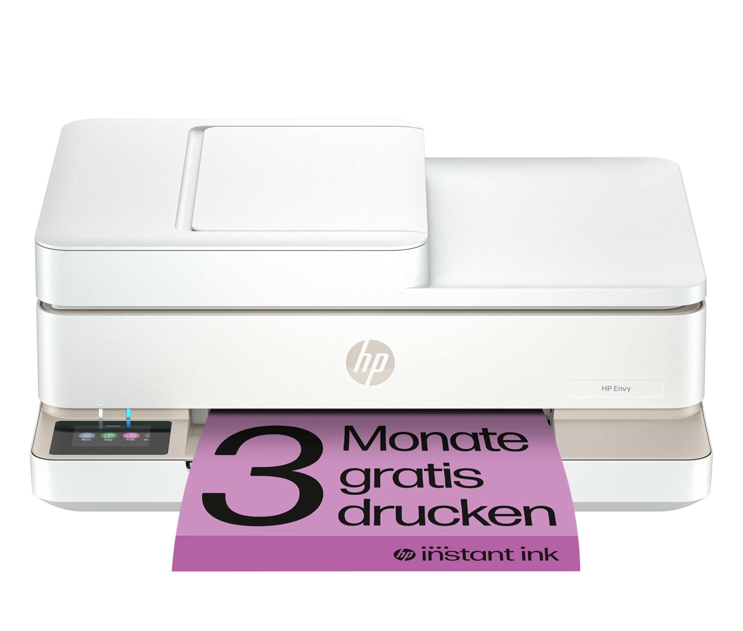 HP ENVY 6520e, Multifunktionsdrucker, 3 Monate gratis drucken mit HP Instant Ink inklusive, Drucken, Kopieren, Scannen, Mobiler Faxversand, Wi-Fi, Automatischer Vorlageneinzug, Touchscreen Angebot bei HelloDeals