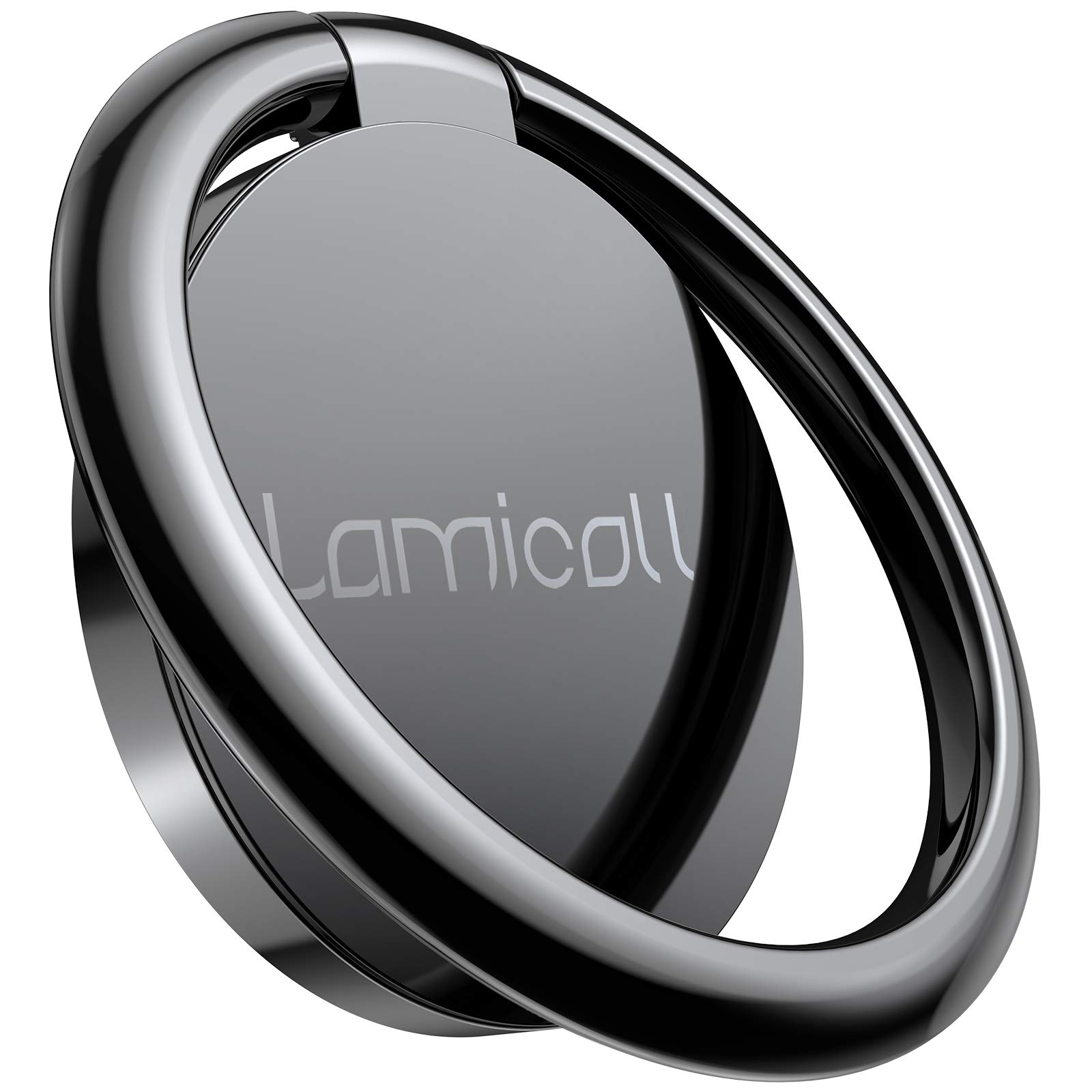 Lamicall Handy Ring Halter, Phone Ring Halterung - Universal 360° Drehbarer Smartphone Fingerhalter für iPhone 17, 16, 15,14, 13, 12, 11 Pro, Xs Max Xs XR X, iPhone 7/8 Plus, Samsung S25 S24 - Schwarz 01-Schwarz Angebot bei HelloDeals