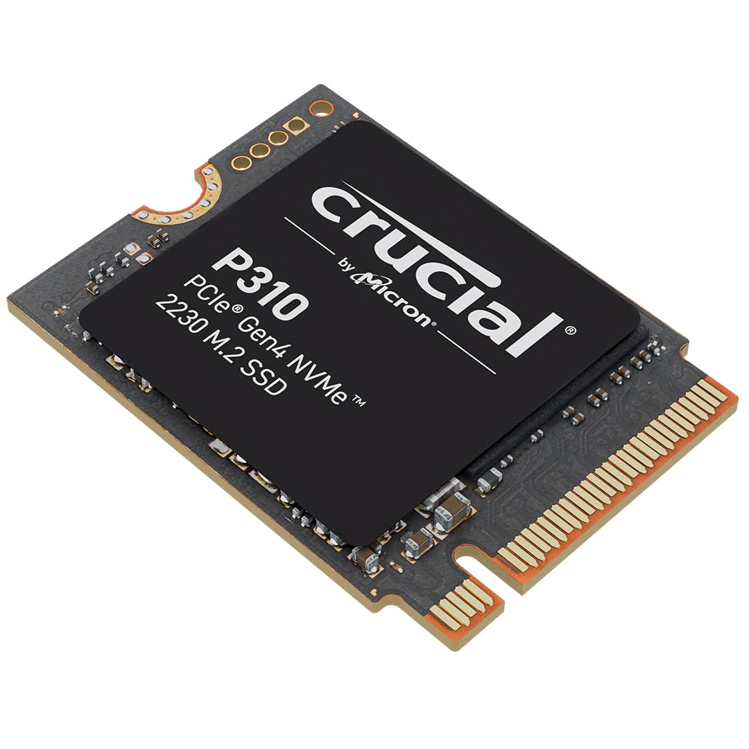 Crucial P310 SSD 2TB M.2 2230 PCIe Gen4 NVMe, bis 7.100 MB/s, mit Steam Deck, ASUS ROG Ally, MSI Claw & Microsoft Surface kompatibel - CT2000P310SSD2 2TB (M.2 2230) Angebot bei HelloDeals