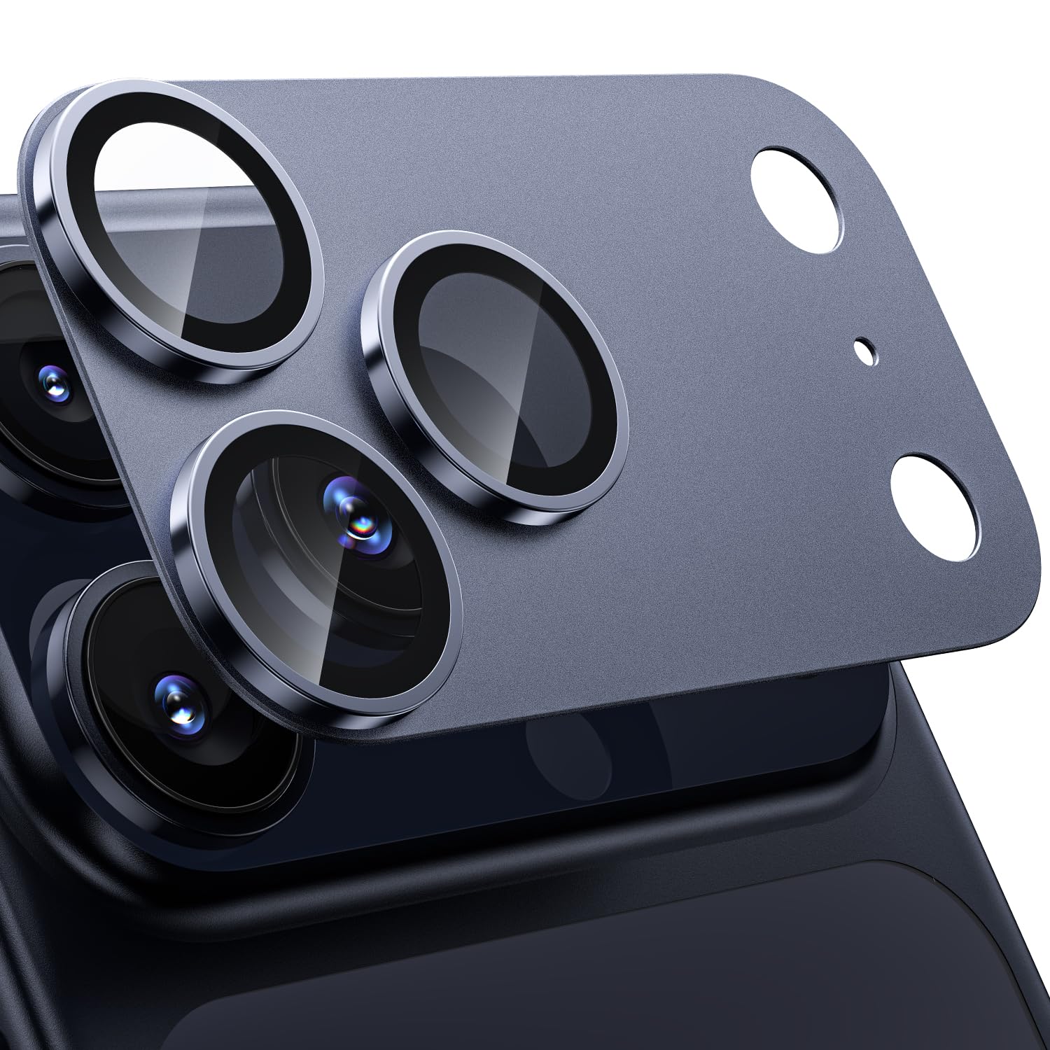 WSKEN Matte Kameraschutz für iPhone 17 Pro - Metallplatte 9H Härte Kratzfest Blasenfrei,HD-Klar Kamera Panzer Schutz Glas Displayschutz Folie,Handyhülle Freundlich,Anti-Fingerabdruck,Deep Blue Deep Blue iPhone 17 Pro Angebot bei HelloDeals