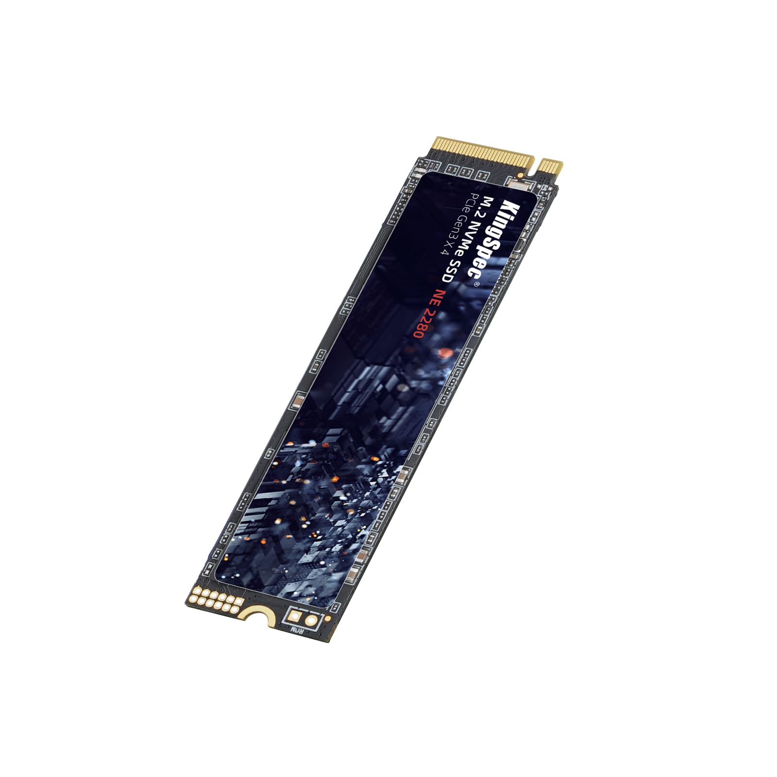 KingSpec NE-2280 256GB NVMe SSD Pcie 3.0 M.2 SSD Gen 3x4, Bis zu 2400MB/s, Internes Solid State Drive mit 3D NAND Flash, Kompatibel mit Desktop/Laptop NE-2280, 2400MB/s 256GB Angebot bei HelloDeals
