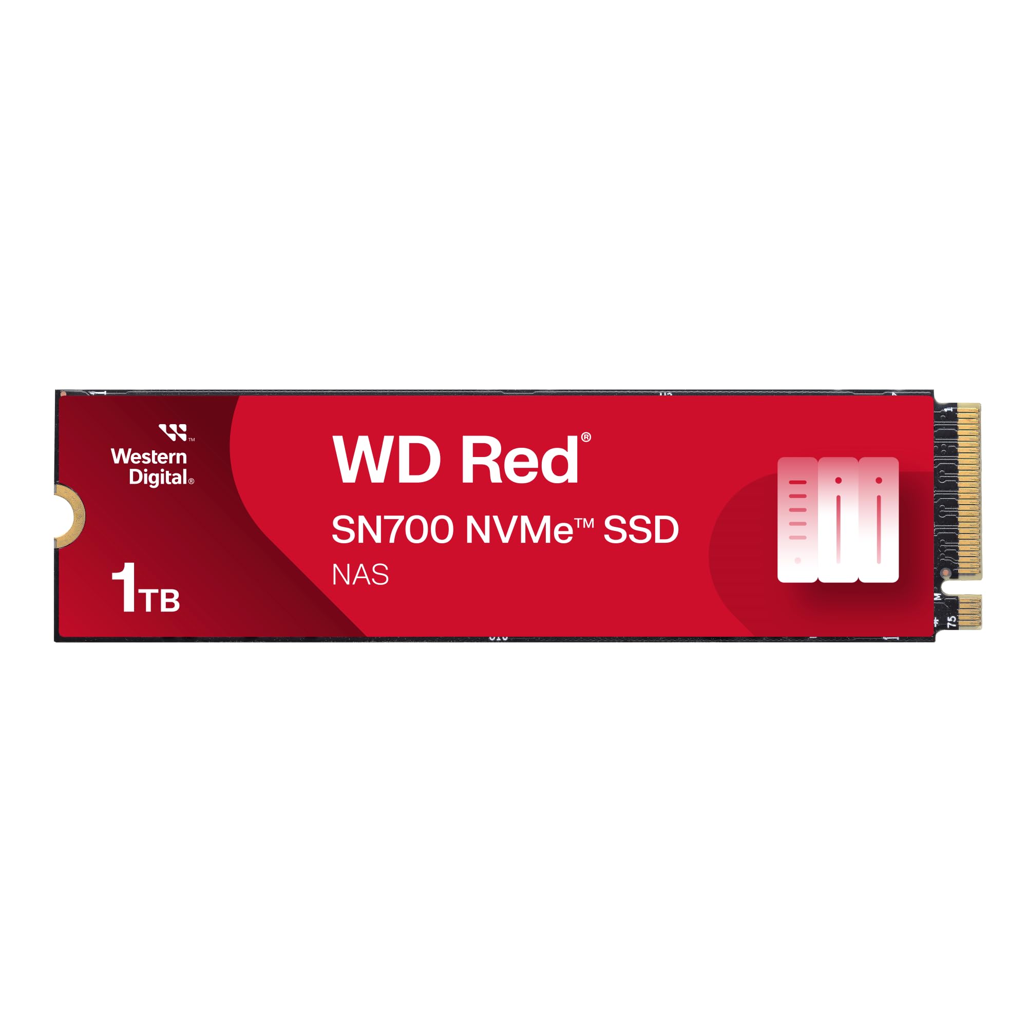 WD Red SN700 NVMe SSD 1 TB (SSD für NAS-Geräte, 24/7‐NAS‐Workloads, Dauerhaltbarkeit von bis zu 2.000 TBW, Kompatibilität mit vielen NAS-Systemen) 1TB PCIe/NVMe M.2 Single Angebot bei HelloDeals