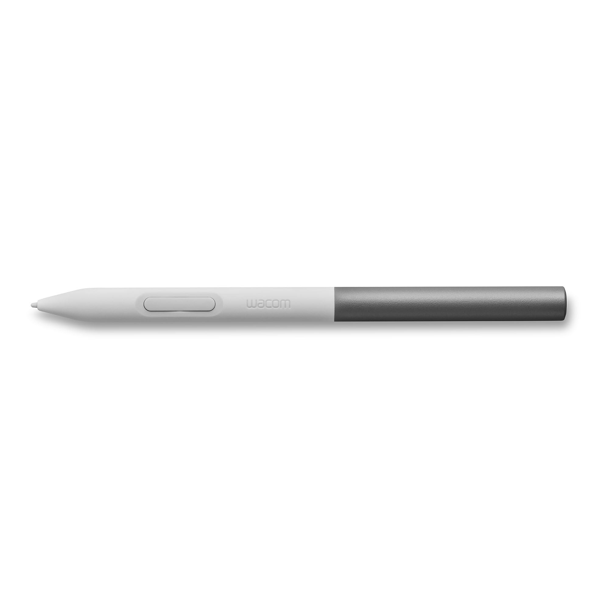 Wacom One Standardstift, druckempfindlicher, batterieloser Stift für Wacom One Stifttabletts und -Displays, grau-weiß Angebot bei HelloDeals