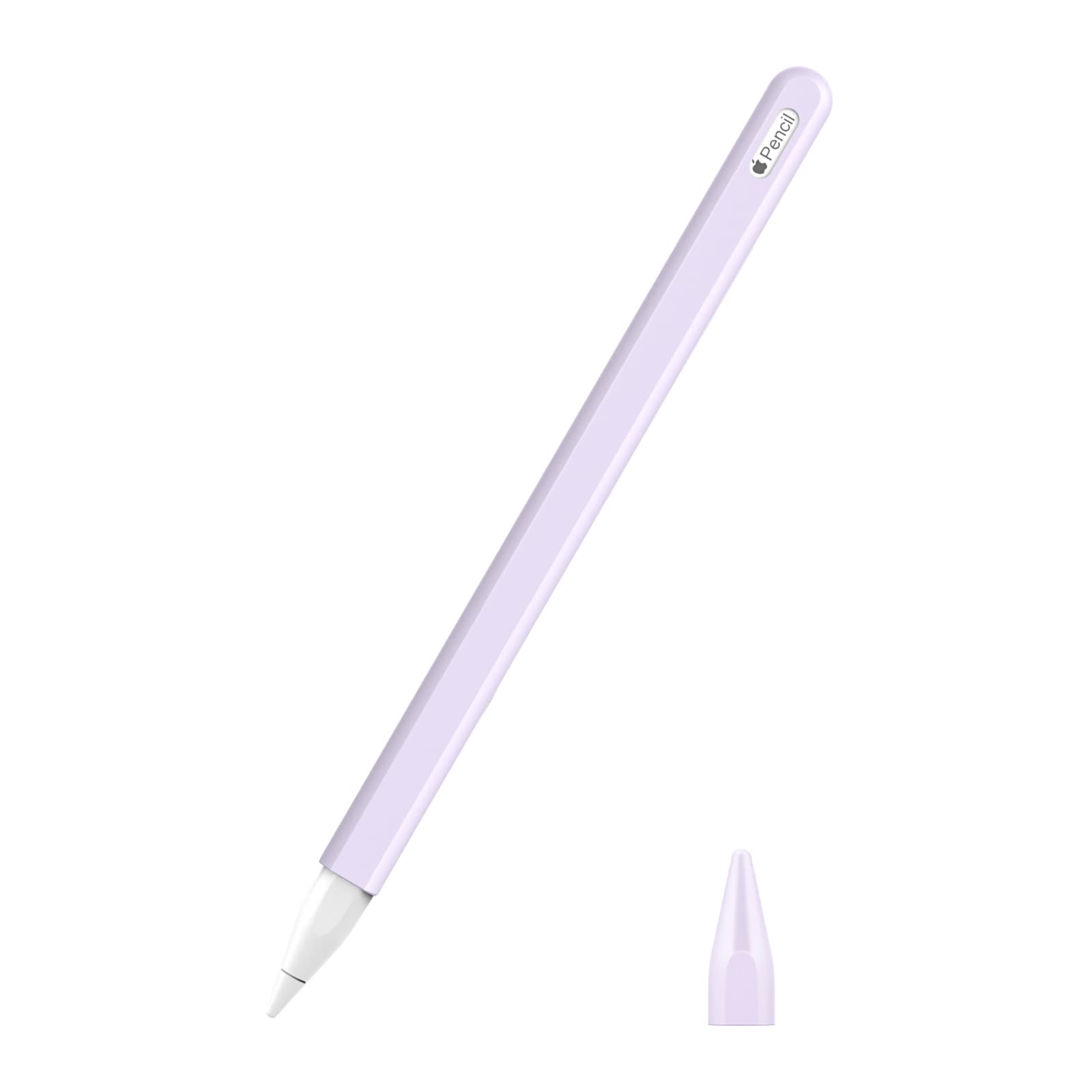 MoKo Hülle Kompatibel mit Apple Pencil Pro/Apple Pencil 2. Generation, 【2 Stück】1 Stifthülle & 1 Spitzehülle mit Magnetisch Aufladung & Doppelklick Touch Funktion Ausziehbar Schutzhülle, Taro Violett Angebot bei HelloDeals