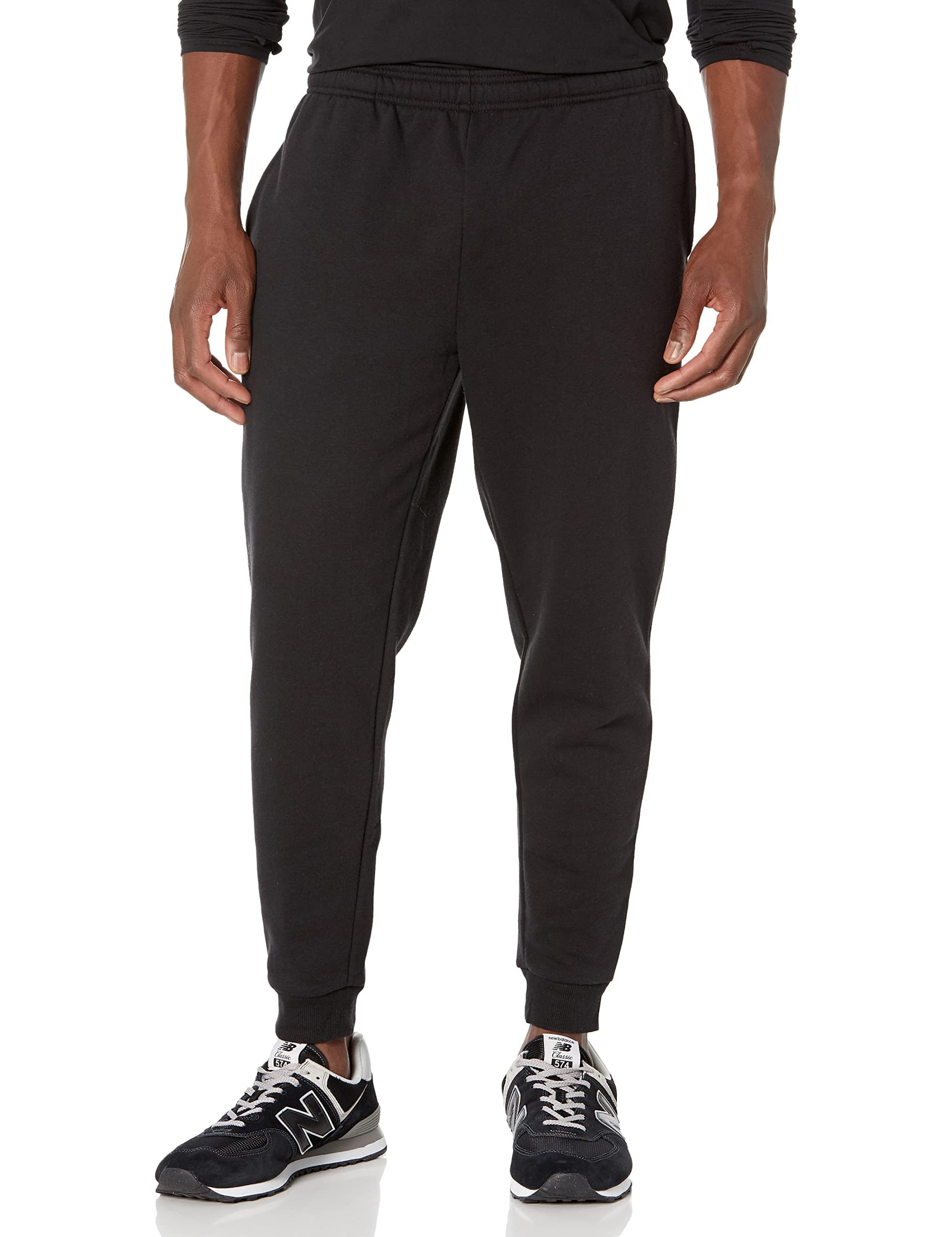 Amazon Essentials Herren Entspannte Jogginghose, Fleece, Bequeme Passform XL Schwarz Angebot bei HelloDeals