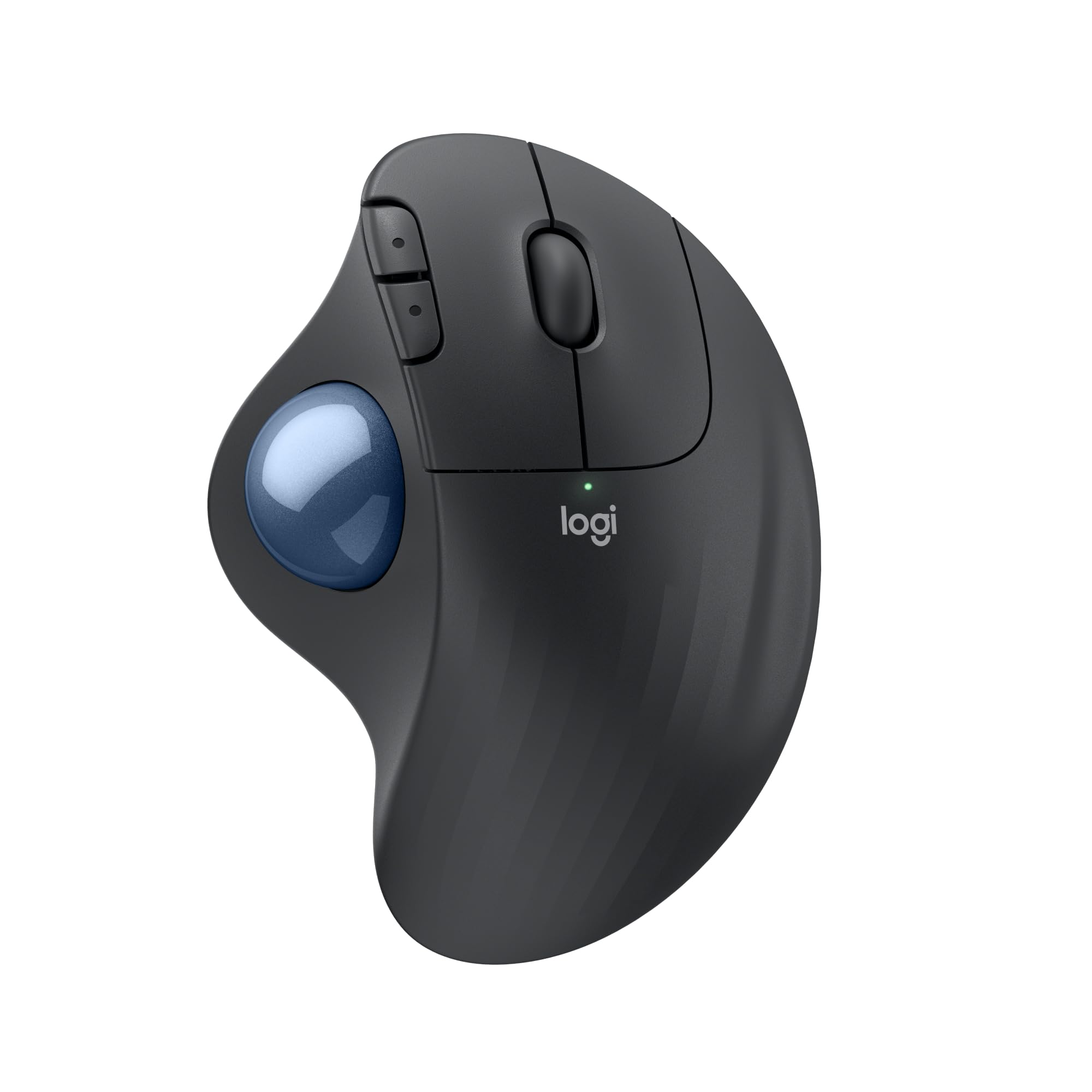 Logitech ERGO M575S kabellose Trackball-Maus, kabellose ergonomische Maus mit Bluetooth und verschlüsseltem Dongle, komfortable Daumensteuerung, für PC/Mac - Graphit Angebot bei HelloDeals