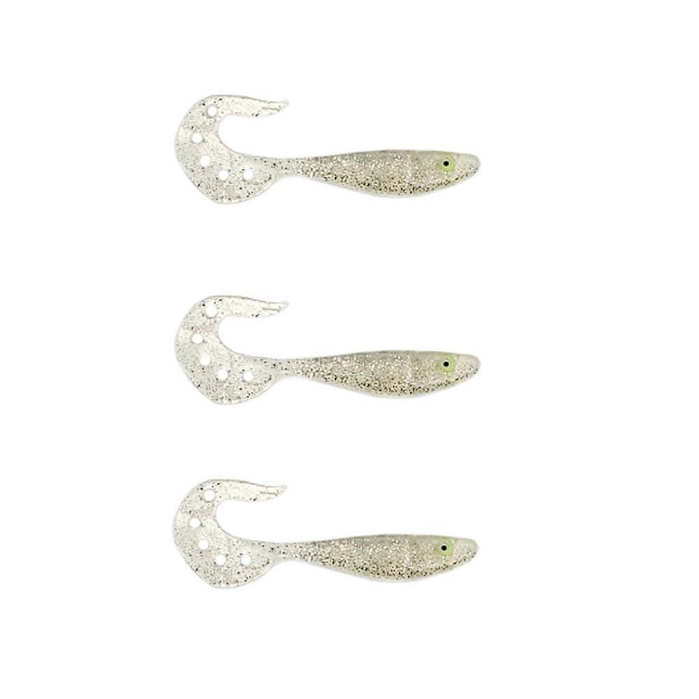3 STK Twister Shads Kunstköder Gummifische Angel Köder Hecht Zander Softbaits 11 cm - Farbe 06 Angebot bei HelloDeals