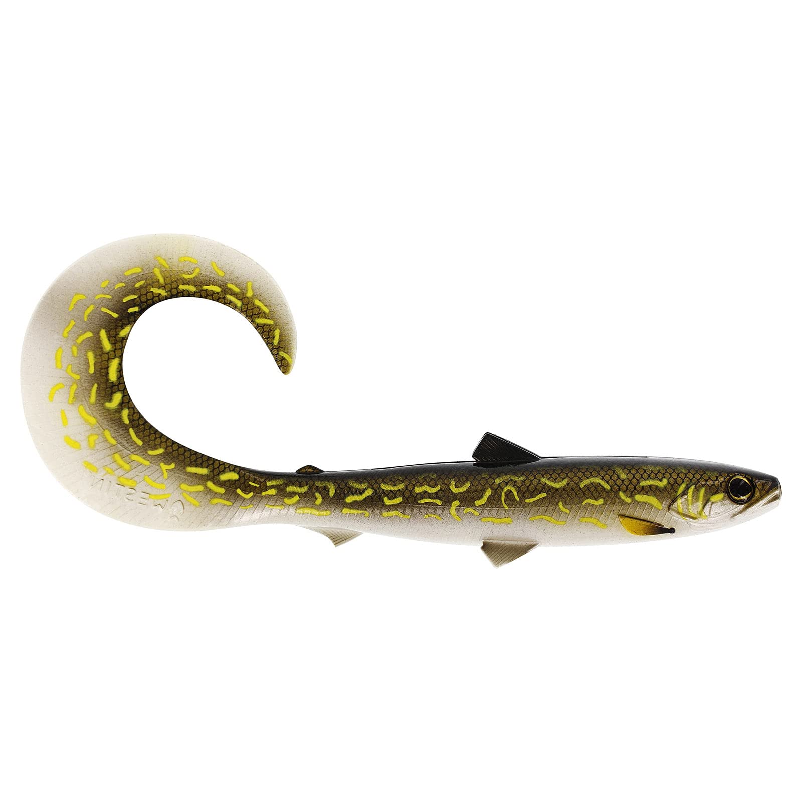 Westin BullTeez Curltail 21cm 49g - Gummifisch, Farbe:Natural Pike Angebot bei HelloDeals