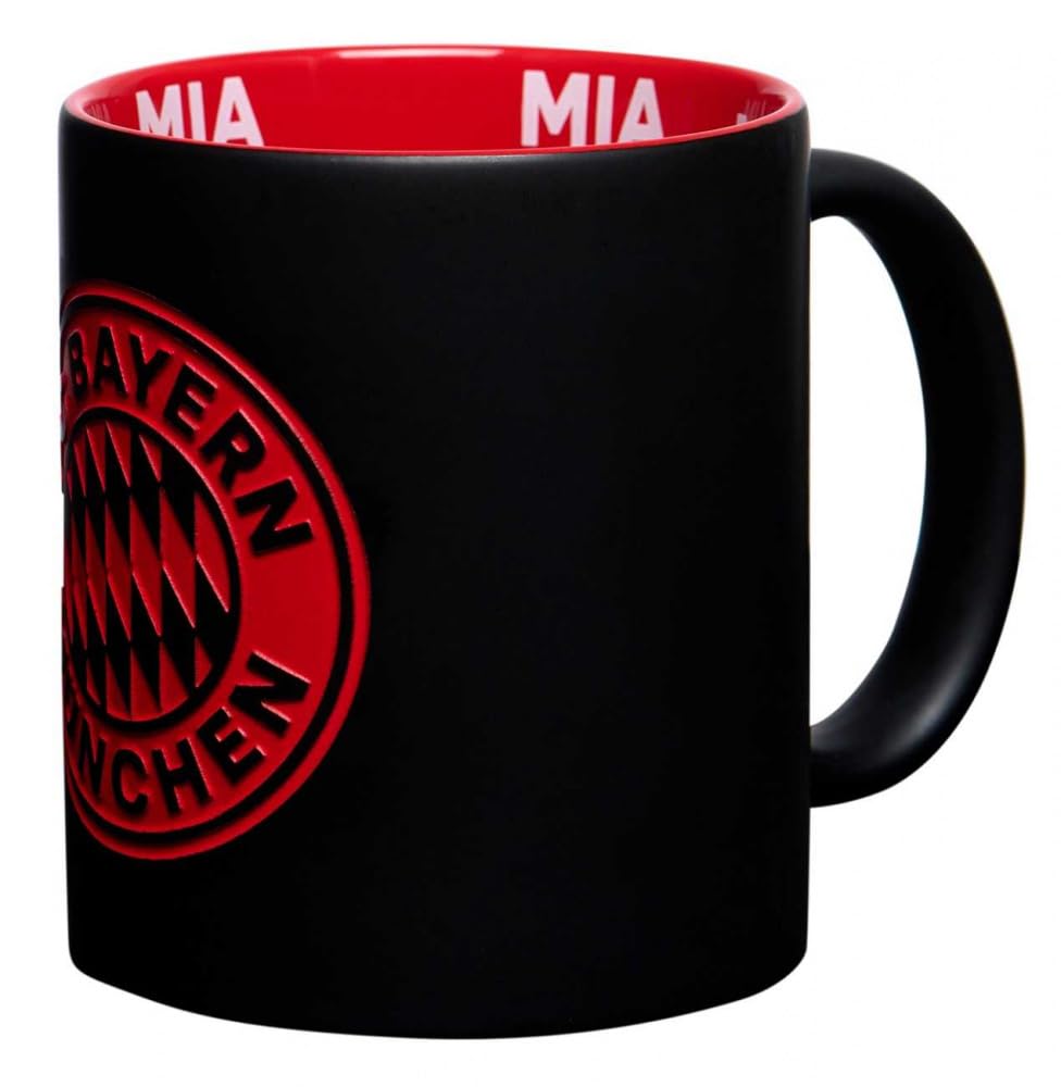 FC Bayern München Tasse I Logogravur I Schwarz-Rot I 0,3 l Angebot bei HelloDeals