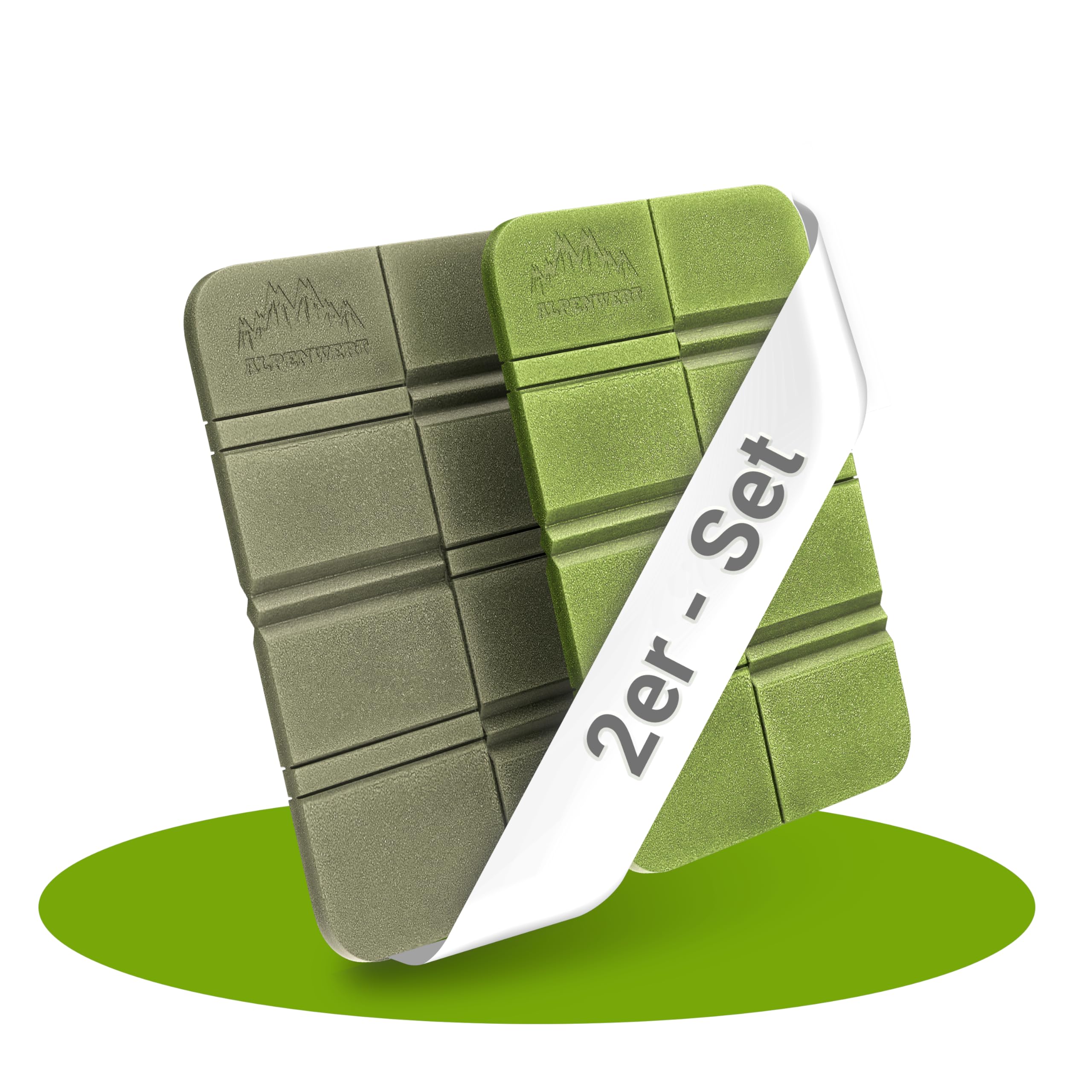 Alpenwert SITZKISSEN Outdoor Faltbar [2er Set] - Wasserdicht und Wetterfest, Ideal für Wandern, Picknick und Unterwegs, Leicht & Kompakt Angebot bei HelloDeals