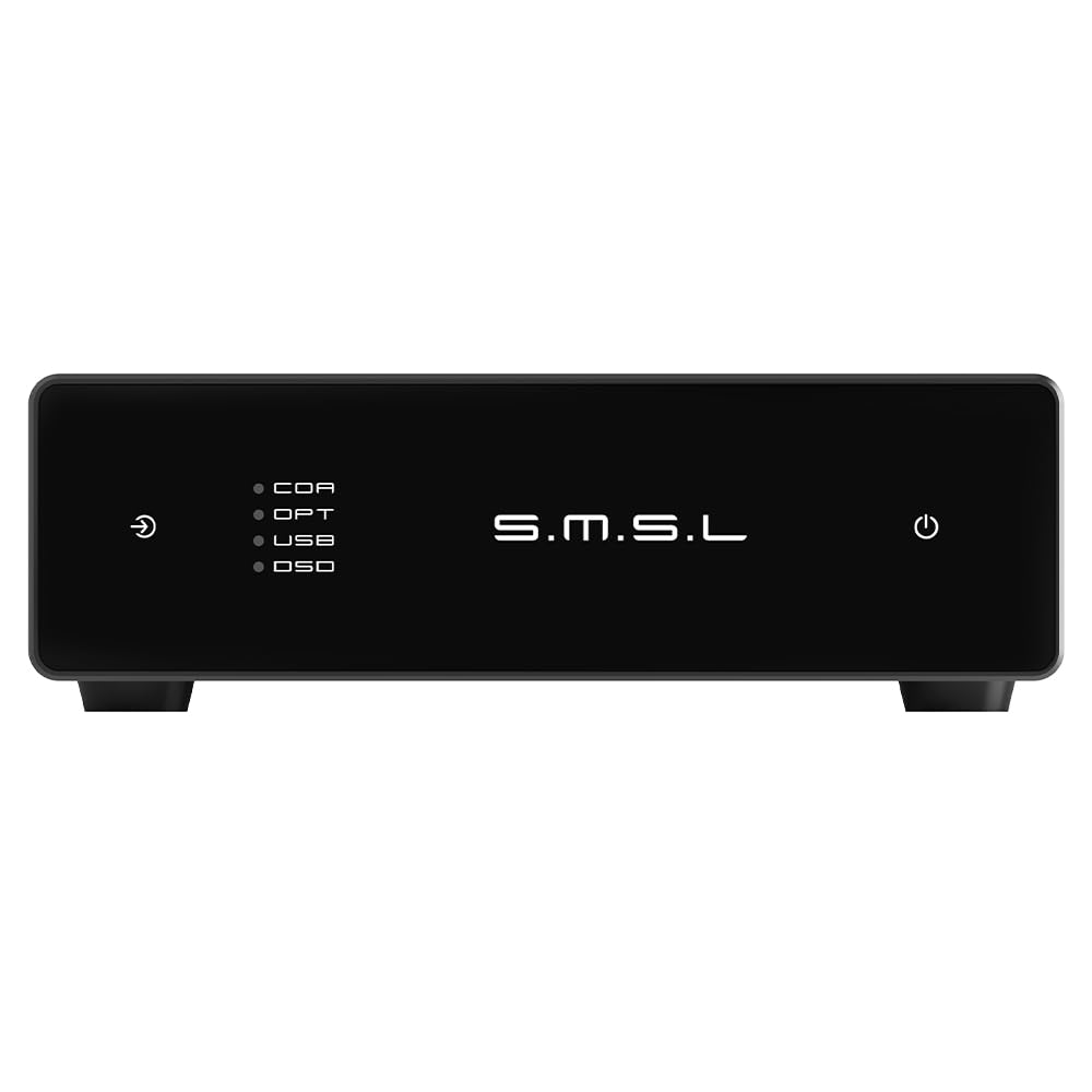 SMSL D1 Audio-Decoder | Faser-/Coaxial-/USB-Eingang | RCA-Ausgang | ROHM BD34352EKV-Chip | 768kHz/32bit-Dekodierung | Kompatibel mit PC, Handy, TV, Headset, Verstärker, aktiven Lautsprechern Angebot bei HelloDeals