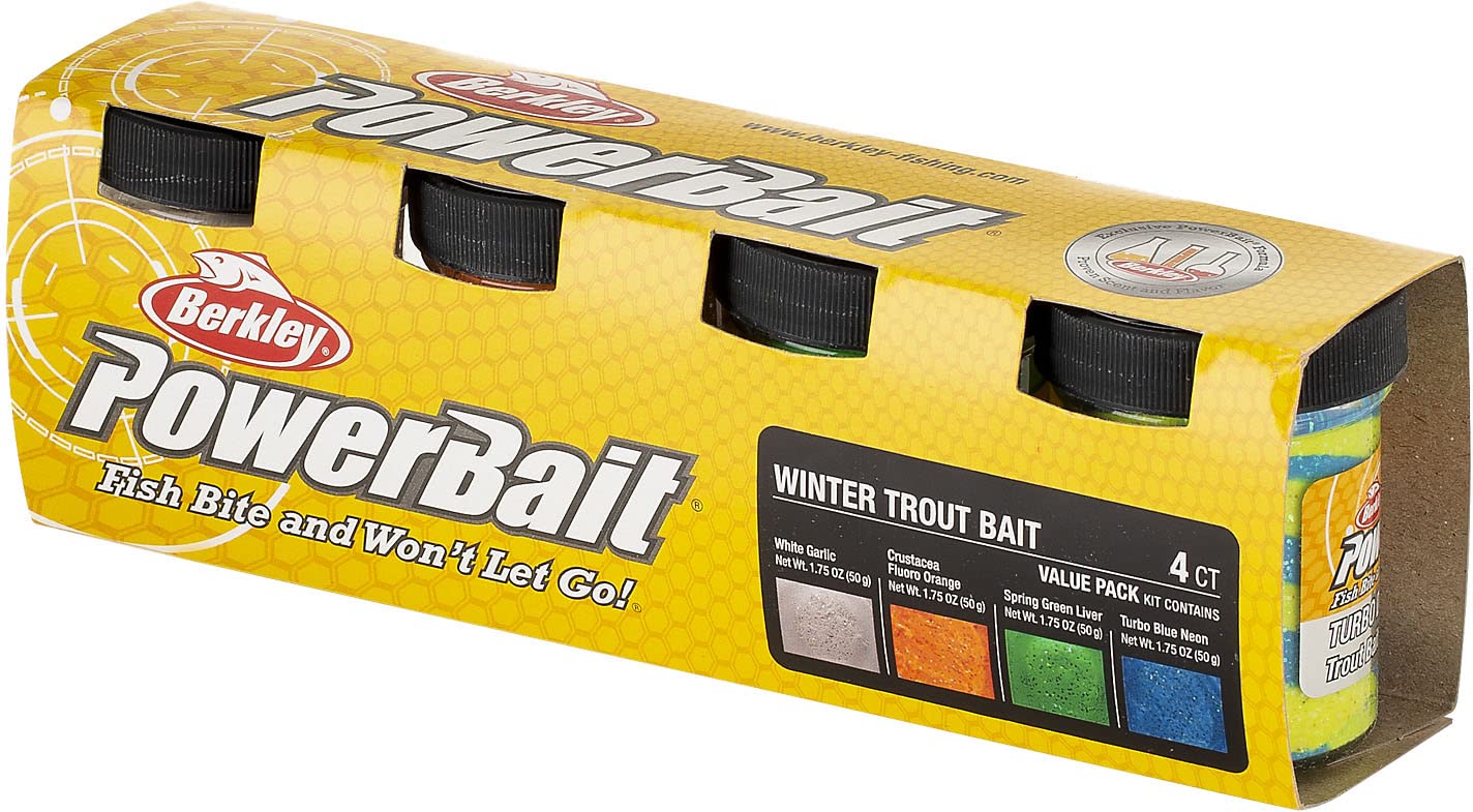 BERKLEY PowerBait Multipack - Winter - 4 Gläser Angebot bei HelloDeals