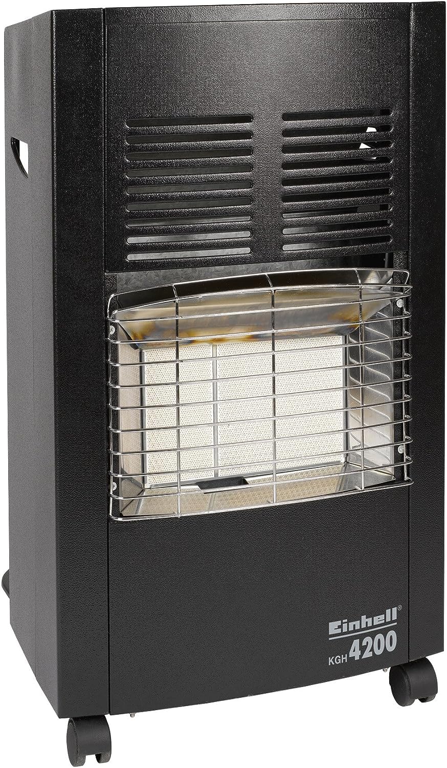 Einhell KGH 4200 Keramik Gasheizer (4200 Watt, inkl. Gasdruckregler), Schwarz Angebot bei HelloDeals
