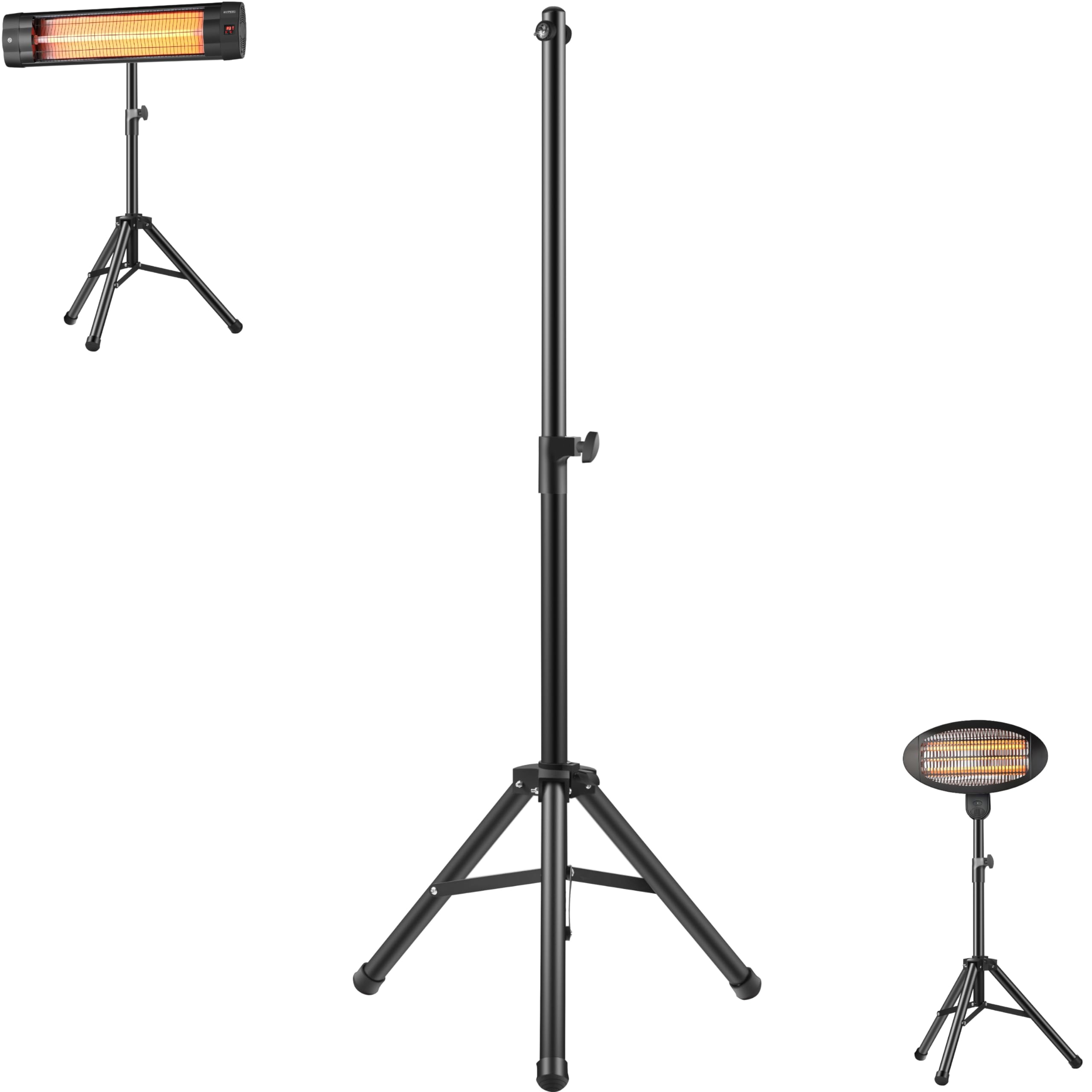 Universalständer für Heizstrahler - Ständer für Heizstrahler Mobiler Ständer Stativ Terrasse Dreibein Teleskop Dreibeinständer Tripod Ständer Angebot bei HelloDeals