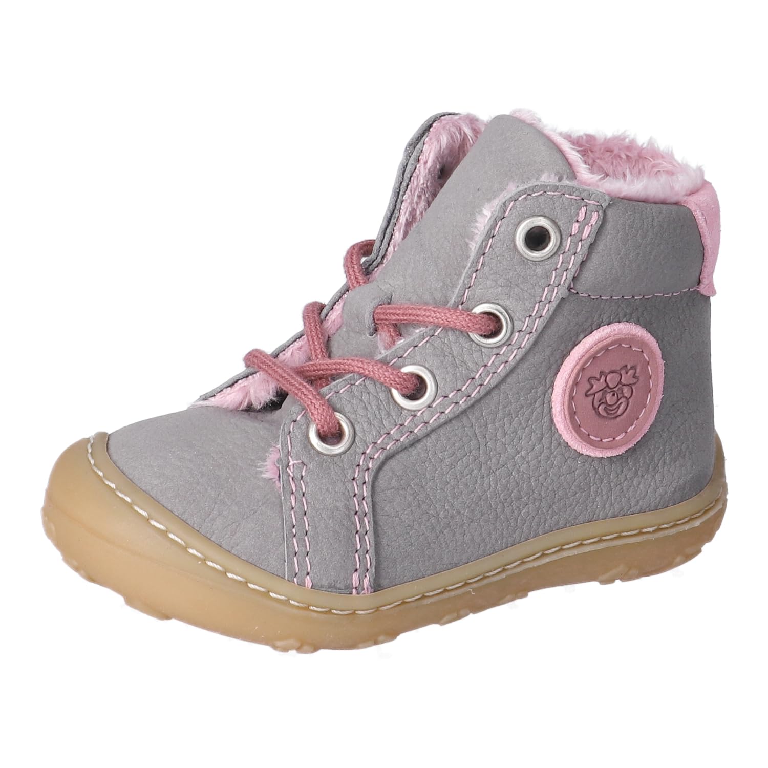 RICOSTA Mädchen und Jungen Winterstiefel Georgie, Kinder Lauflernschuhe, Weite: Mittel, lose Einlage 22 EU Graphit Rosa 450 Angebot bei HelloDeals