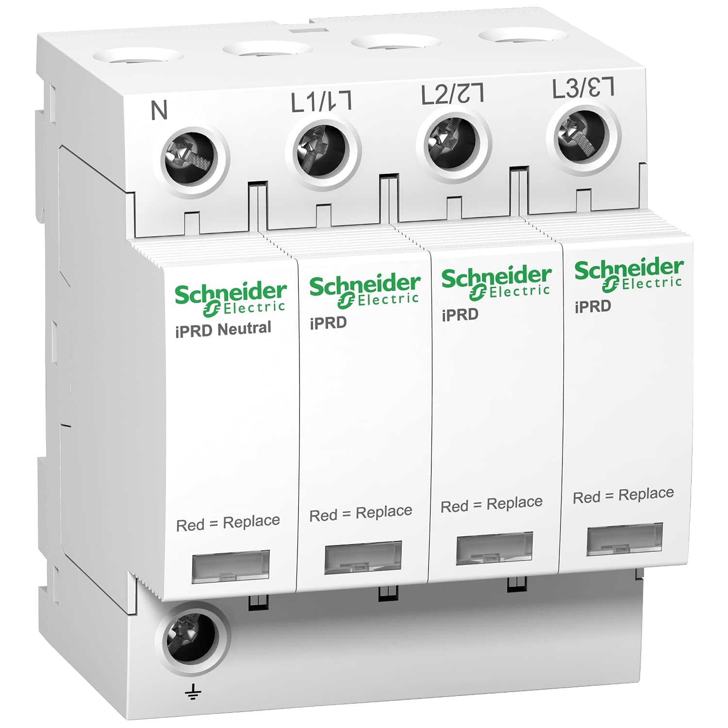Schneider Electric Überspannungsableitung Acti9 iPRD40, 3-polig+N, Typ 2, Imax 40kA, Artikelnummer A9L40600 Steckbare Schutzmodule iPRD40 Angebot bei HelloDeals