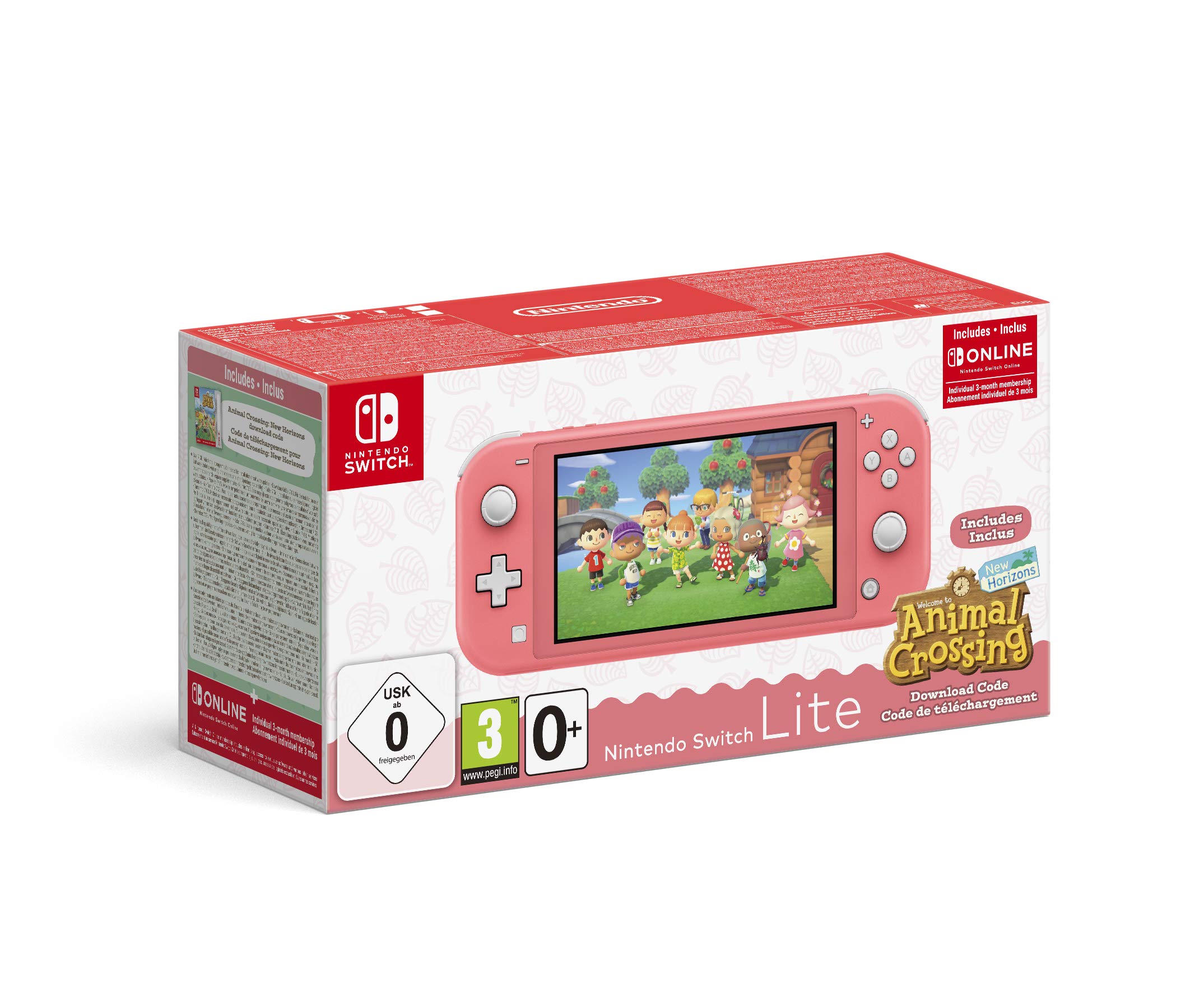 Nintendo Switch Lite Koralle & Animal Crossing: New Horizons-Edition Angebot bei HelloDeals