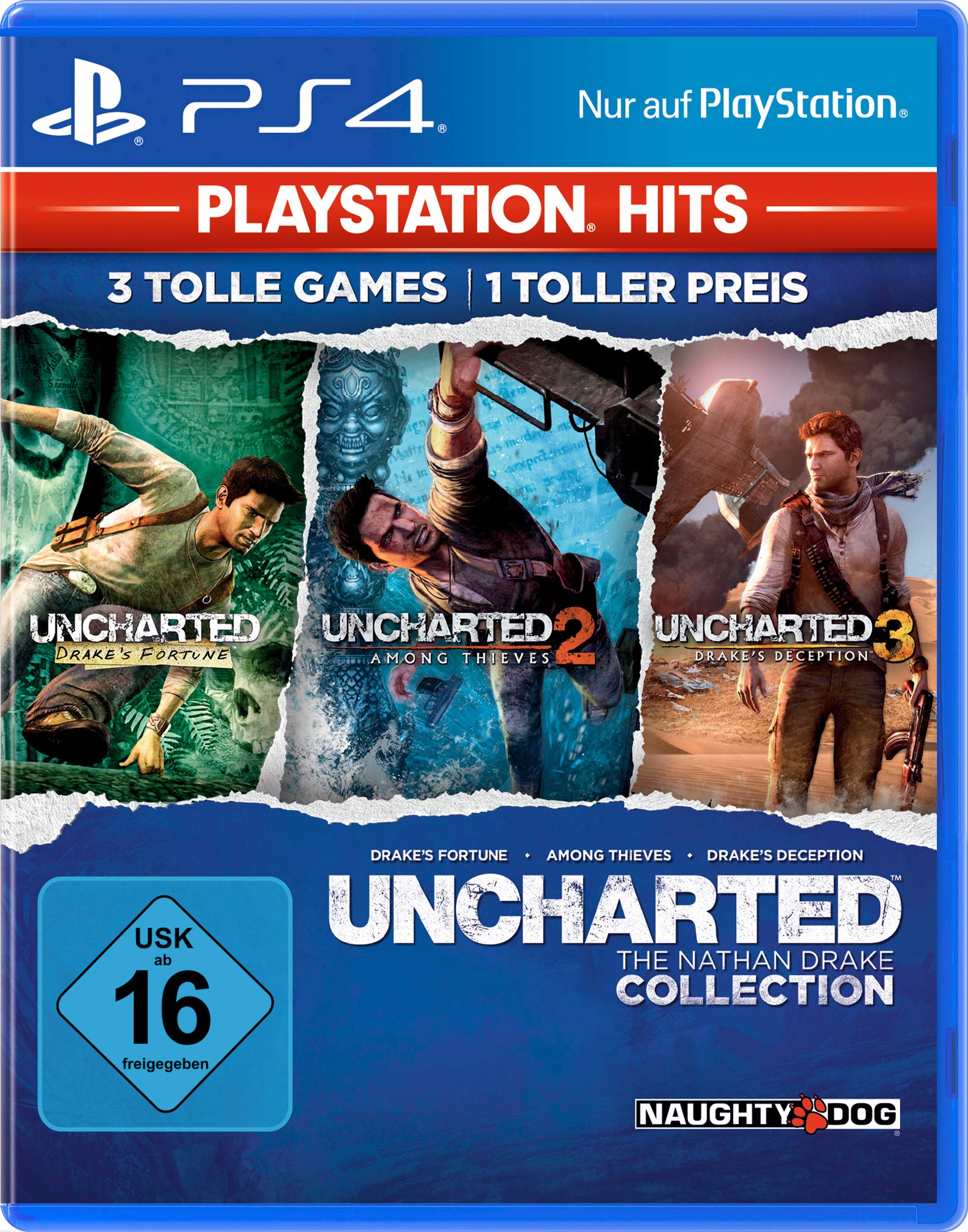 Uncharted Collection (Teil 1-3) - PlayStation Hits - [PlayStation 4] Angebot bei HelloDeals