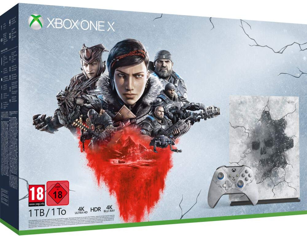 Xbox One X 1TB - Gears 5 Limited Edition Bundle Angebot bei HelloDeals