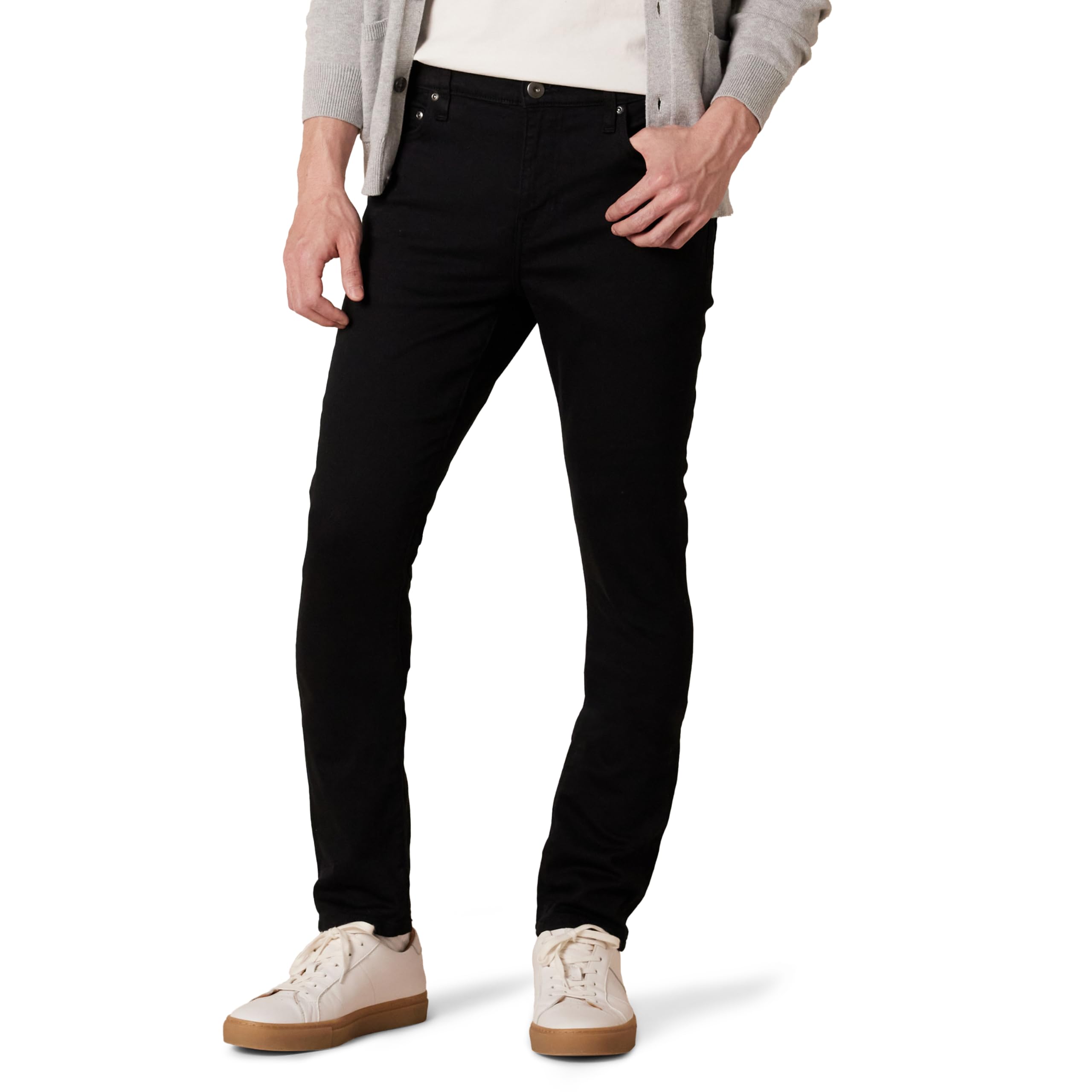 Amazon Essentials Herren Stretchjeans, Skinny-Passform - Auslauffarben 38W / 34L Schwarz Angebot bei HelloDeals