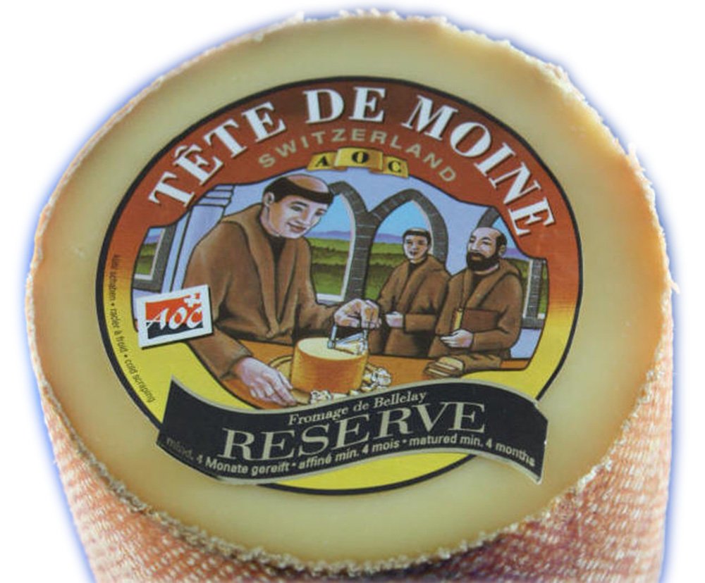 RESERVE Tete de Moine AOP Orig. Schweizer Mönchkopf Käse halber Laib ca. 400 g Angebot bei HelloDeals