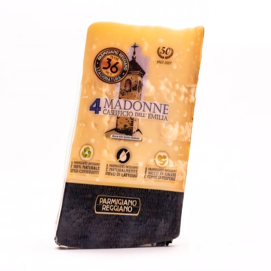 Parmigiano Reggiano DOP, mindestens 36 Monate gereift, ca. 500 Gramm original Parmesan Käse, laktosefrei 4Madonne Angebot bei HelloDeals
