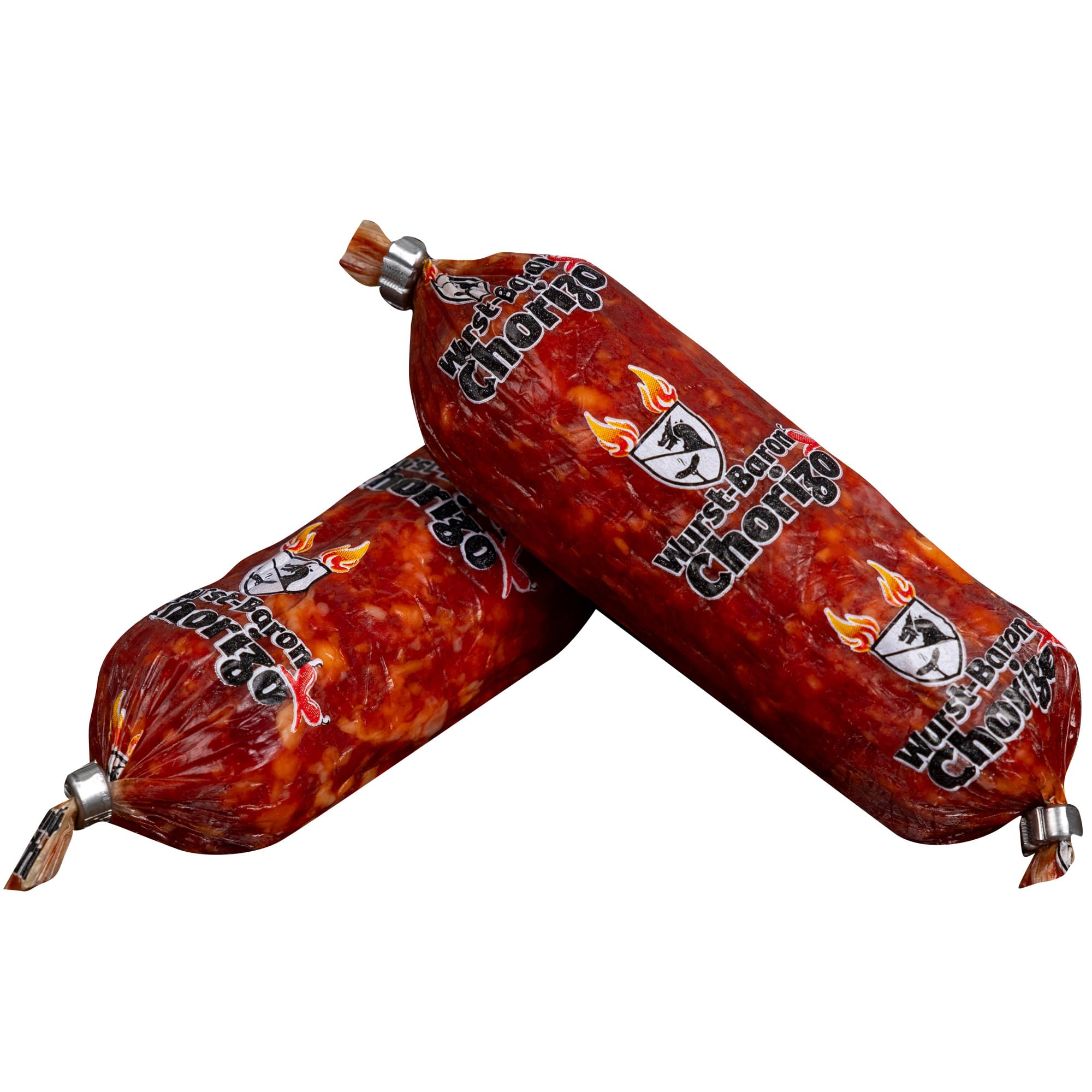 WURSTBARON® Chorizo Salami, extra scharfer Snack gewürzt mit 3 Mio. Scoville, pikante Chilli Würzung und leicht rauchiges Aroma, Made in Germany, 200g Chorizo 200 g Angebot bei HelloDeals