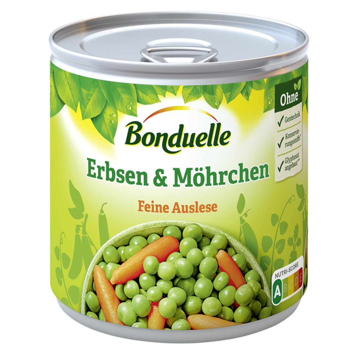 Bonduelle Gemüse, Erbsen mit Möhrchen feinste Auslese 400 g Erbsen mit Möhrchen 265g (1er Pack) Angebot bei HelloDeals