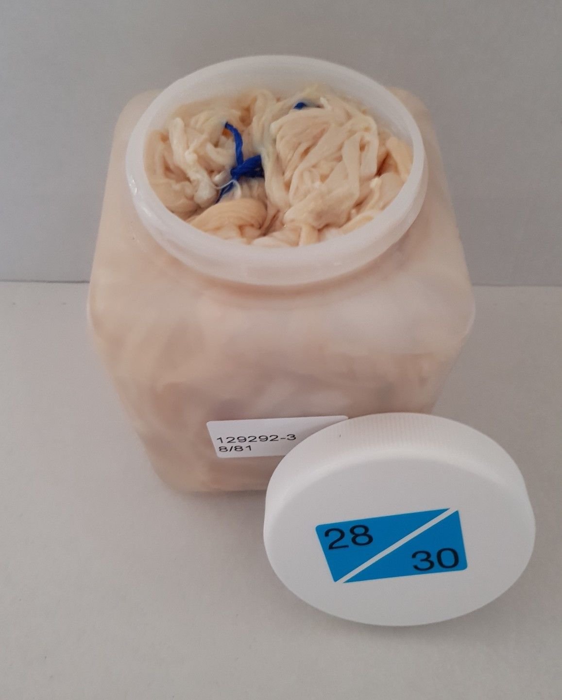 Schweinedarm Kaliber 28/30 91,4 Meter füllfertig 1A in der Dose Spitzenqualität Bratwurstdarm Angebot bei HelloDeals