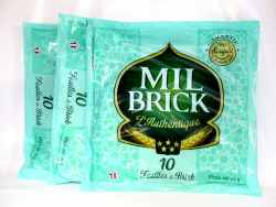 Brick-Teig, rund, ca. ø 27cm, hauchdünn, 3x170g. 30 Blatt Angebot bei HelloDeals