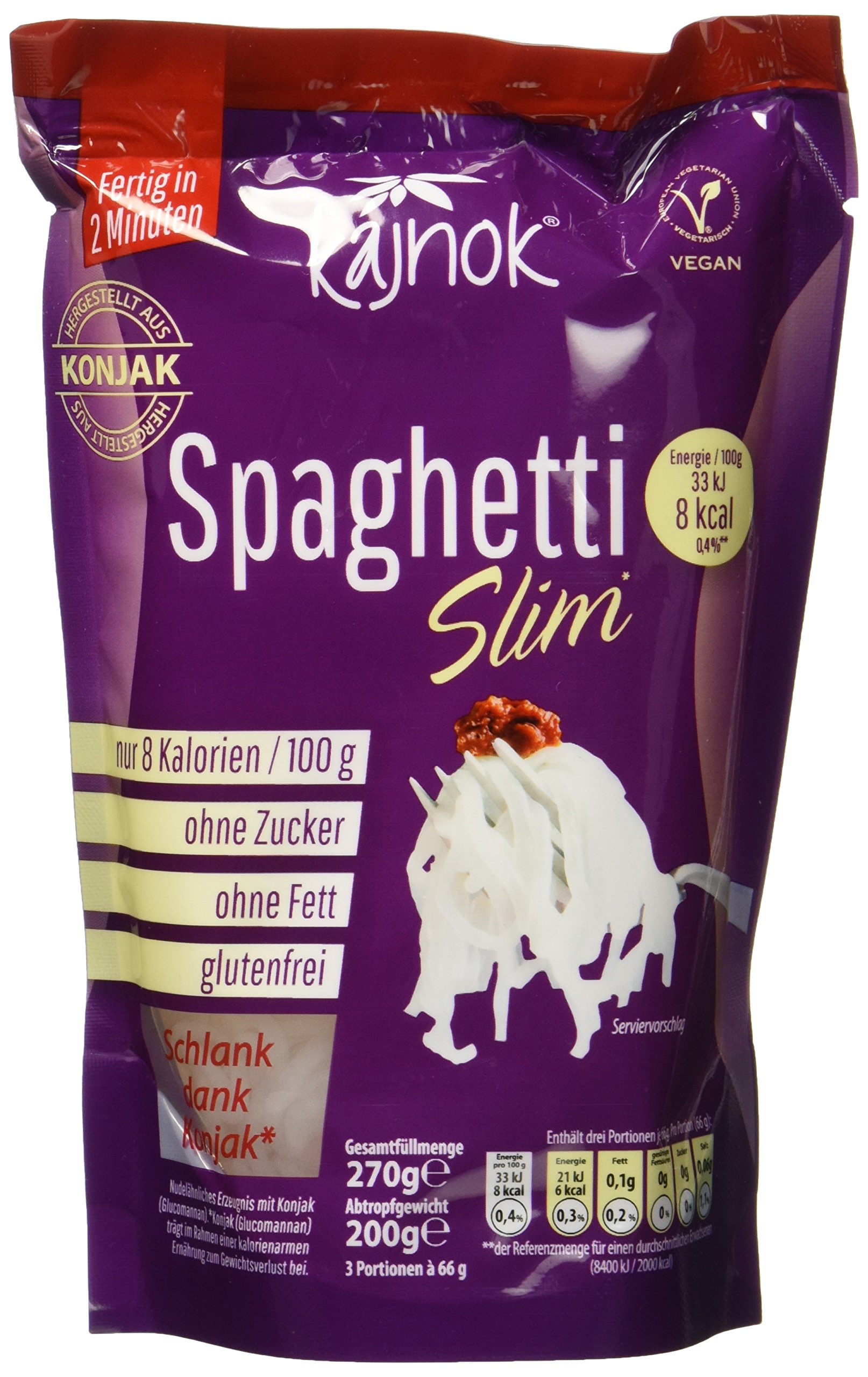 kajnok Spaghetti Slim, 10er Box 270 g (10er Pack) Single Angebot bei HelloDeals