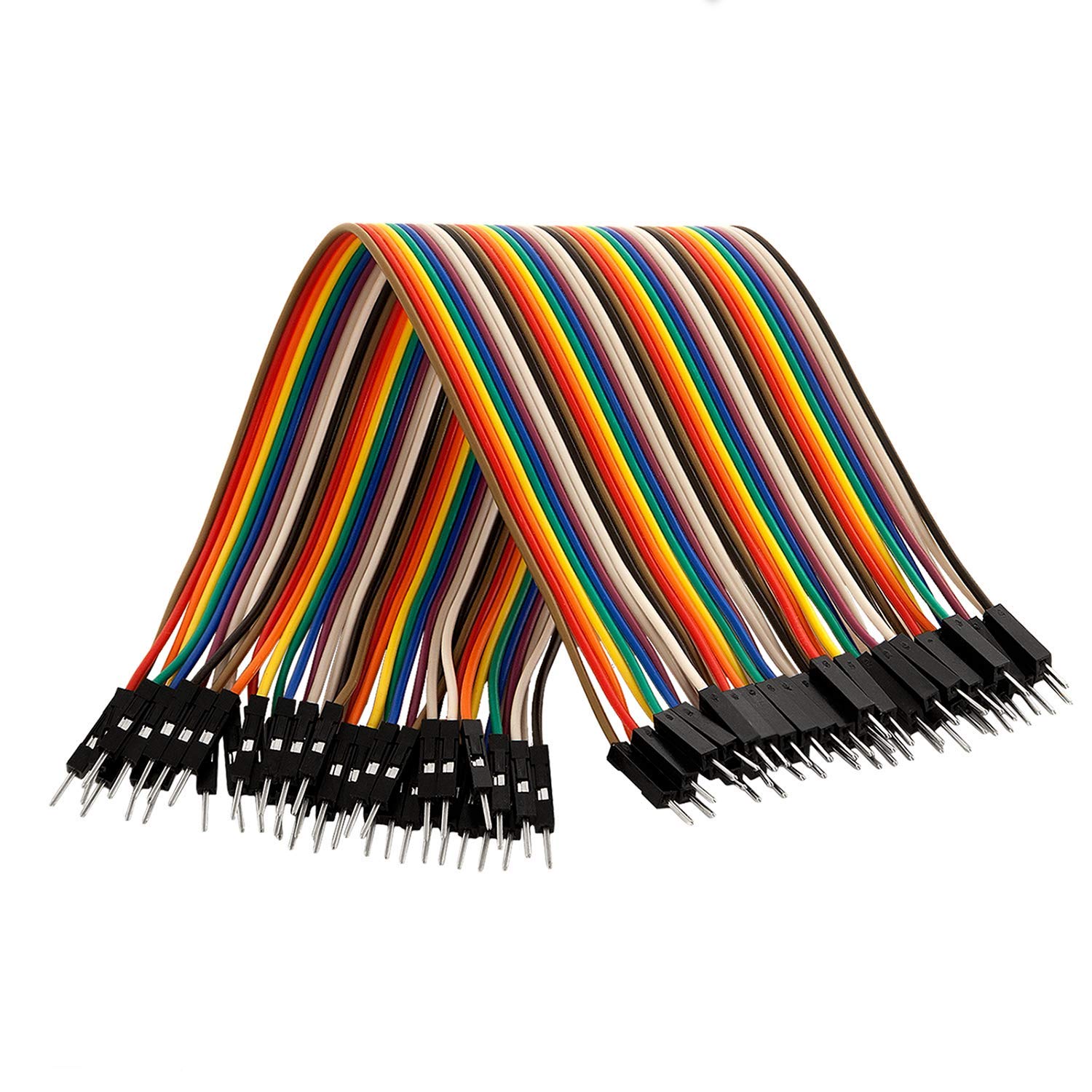 AZDelivery Jumper Wire Kabel 40 STK. je 20 cm M2M Male to Male kompatibel mit Arduino und Raspberry Pi Breadboard 1 Angebot bei HelloDeals