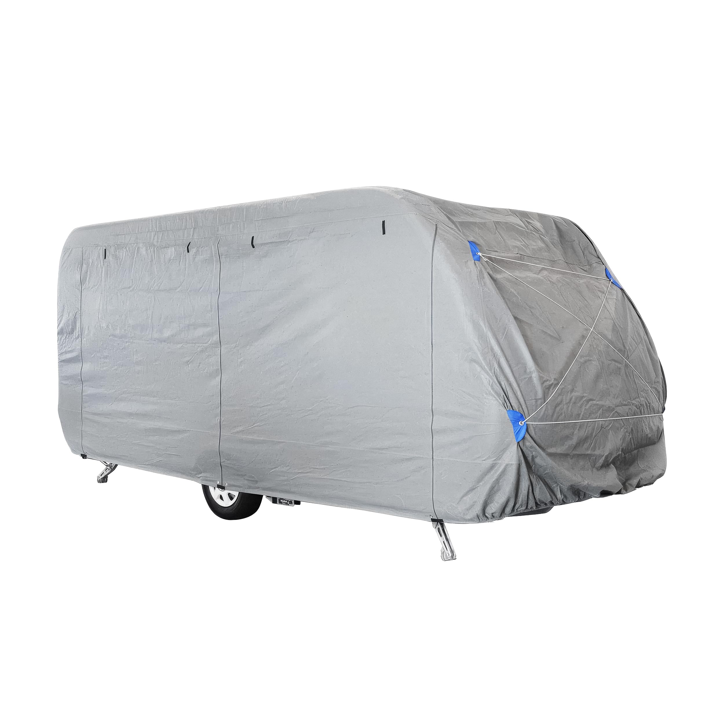Abdeckplane Wohnwagen XL 670×250×220 cm – Winterfeste Schutzhülle für Wohnwagen & Wohnmobil – Wasserdicht, UV-beständig, mit Hagelschutz – Atmungsaktive Plane inkl. Gurte & Tasche Gr. XL 670 x 250 x 220 cm Angebot bei HelloDeals
