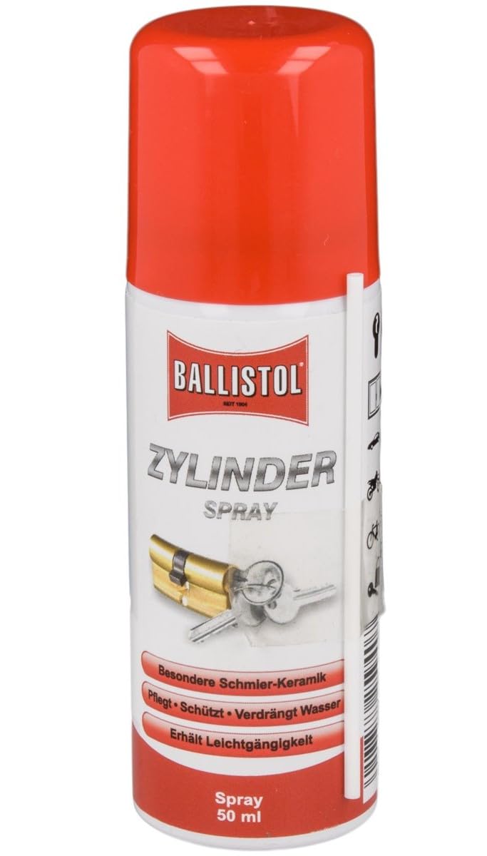 BALLISTOL Zylinder-Spray 50 ml Pflege-Spray zur Reinigung Zylindern und Schlössern Angebot bei HelloDeals