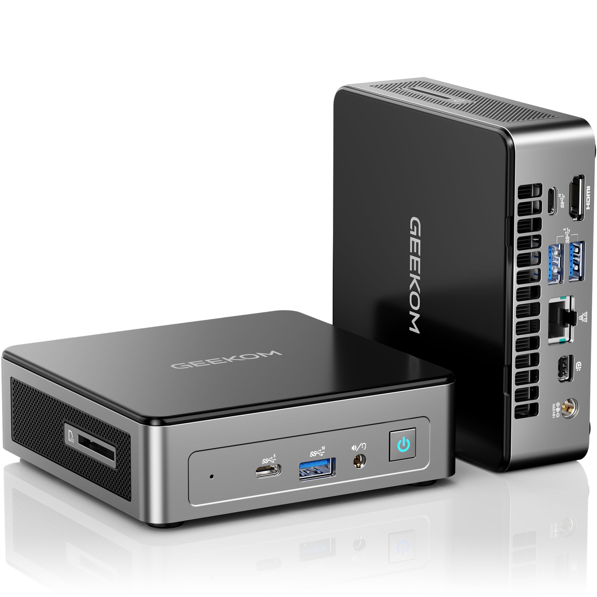 GEEKOM Mini PC Air12 mit Intel N95, 16GB DDR5 RAM 512GB PCIe SSD, 3-Jahre-Abdeckung, Mini Desktop Computer mit SD-Kartenleser, Win 11, 8K UHD(HDMI+DP), Kompakter Micro PC für Büro/Schule/Heimkino Alder Lake N150/16GB RAM+512GB SSD Angebot bei HelloDeals