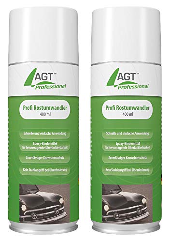 AGT Professional Rostwandler: Profi-Rostumwandler 2x 400 ml (Rostlöser, Rostschutz, rostloser) Angebot bei HelloDeals