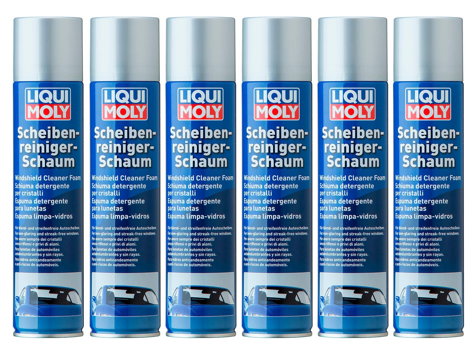 ILODA 6X Original Liqui Moly 300ml Scheibenreinigerschaum Glass Cleaner Foam 1512 Angebot bei HelloDeals