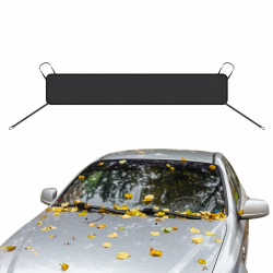 Windschutzscheiben-Schutz | Blockiert abgefallene Blätter, Schattenblockierung, wasserdichter Schutz für Lkw, Auto, Laubschutz, Staub, Automobilfahrzeug 186 x 48 cm Angebot bei HelloDeals