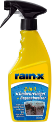 Rain-X 2-in-1 Scheibenreiniger - Regenabweiser - Streifenfreie Reinigung - Schutz vor Schmutz, Schnee und Insekten - 500 ml Single Angebot bei HelloDeals