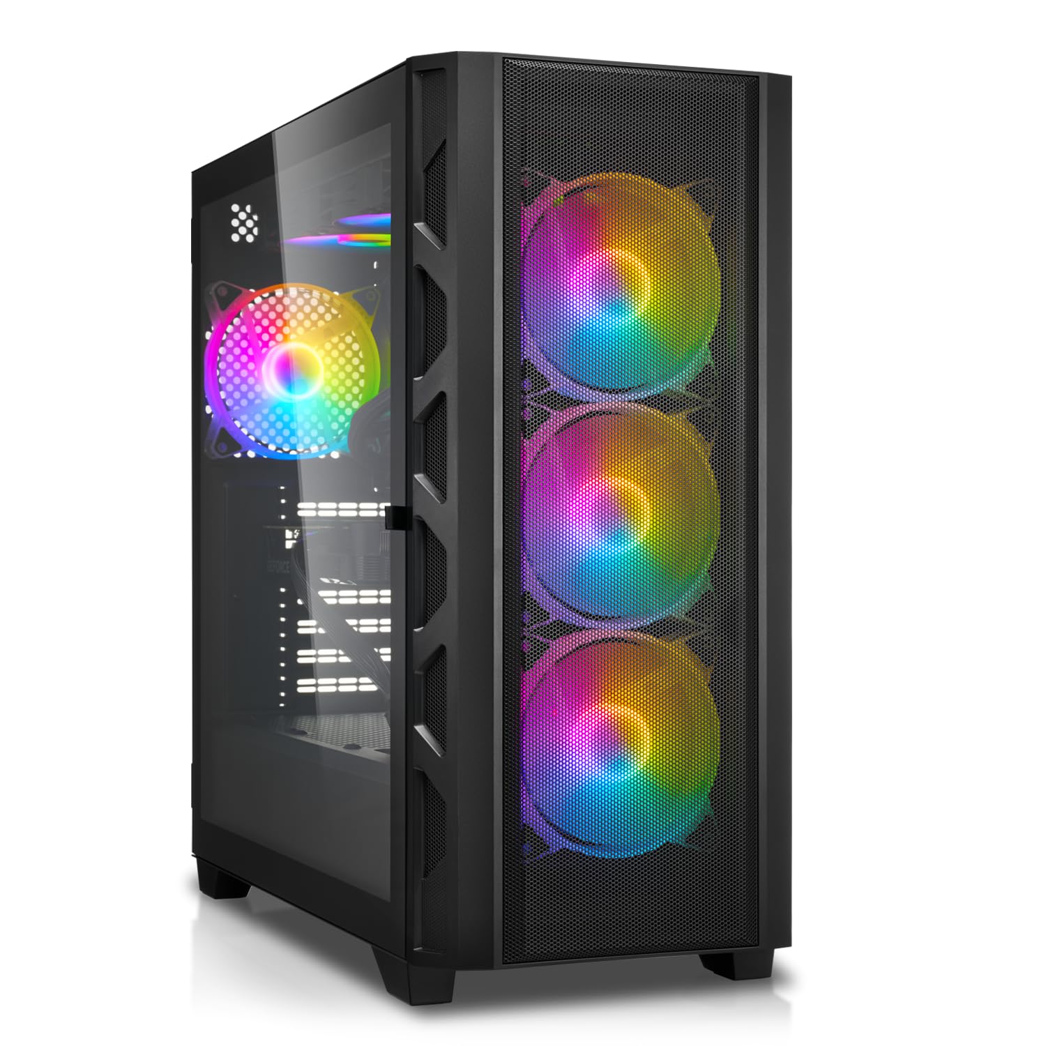 Gaming PC Ryzen 7 5700X 8X 4.6 GHz, 32 GB DDR4 RAM High Speed, 1TB M.2 SSD, RTX 5060 8GB, Win 11 Pro - GamerPC für 1080P 1TB M.2 SSD 32GB NVIDIA RTX 5060 8GB sale 5700X Angebot bei HelloDeals