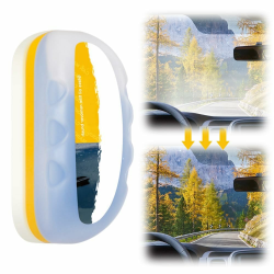 Automotive Ölfilm Reinigungsbürste, 2025 Neu Multifunktionaler Auto Glasreiniger mit 120ML Ölfilm Entferner, Anti-Beschlag Glasreiniger für Autoscheiben, Windschutzscheiben & Spiegel (1) Angebot bei HelloDeals