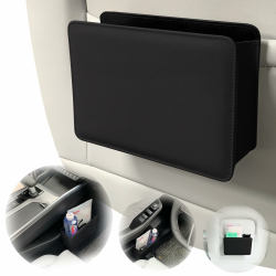 HiWODO Auto Mülleimer Klein,Mini Mülleimer auto,Faltbar Automülleimer,Mülleimer für Auto,Nappa Leder Automüllbehälter,Mehrzweck Auto Kofferraum Organizer,Auto Zubehör innenraum,Auto Organizer Schwarz Angebot bei HelloDeals