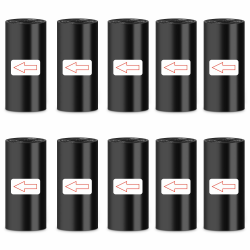 Müllbeutel, 200 Stück 10 Rollen Klein Müllbeutel für Auto Mini Müllbeutel Müllsäcke für Auto Haushalt Lebensmittel Küche Schwarz Angebot bei HelloDeals