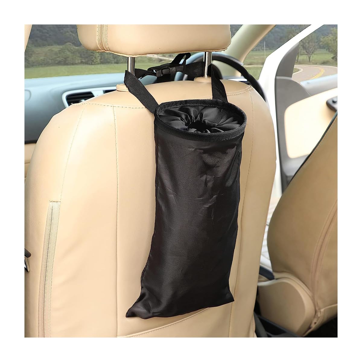 JNNJ Auto Mülleimer, Tragbare Auto Mülleimer, Multifunktions Müllsack Zum Aufhängen, Wasserdicht Zusammenklappbare Papierkorb Müllbehälter Für Autos, Lieferwagen, Boote Angebot bei HelloDeals