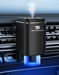 TECXERLLON Smarter Auto-Lufterfrischer Diffusor mit 6 Düften (Cologne/Ozean/Floral Woods/Weißer Tee/Lavendel/Yuzu), 3 Modi, 3200 Anwendungen und 180° Rotation, Elektrischer Auto-Diffusor, Auto An/Aus Angebot bei HelloDeals